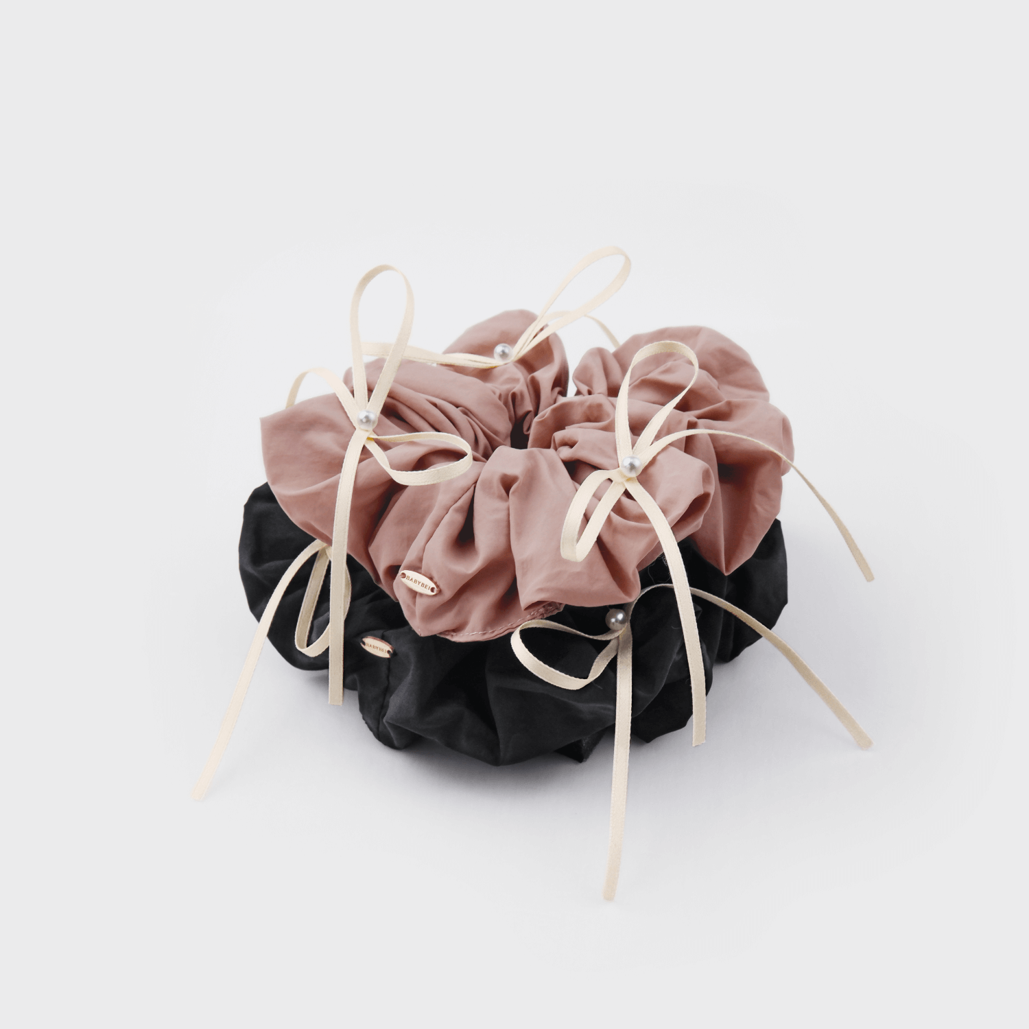 素素珍珠大腸發圈(蝴蝶結三珠)