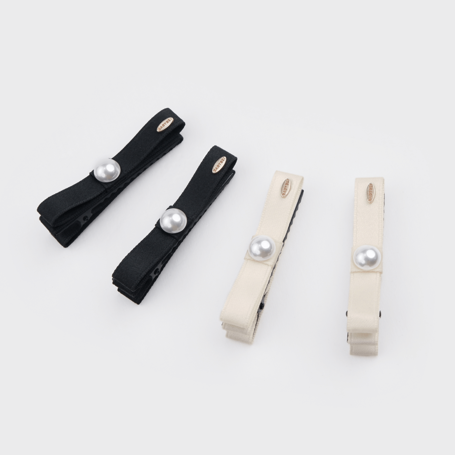 织织珍珠中号鸭嘴夹(一字结单珠)