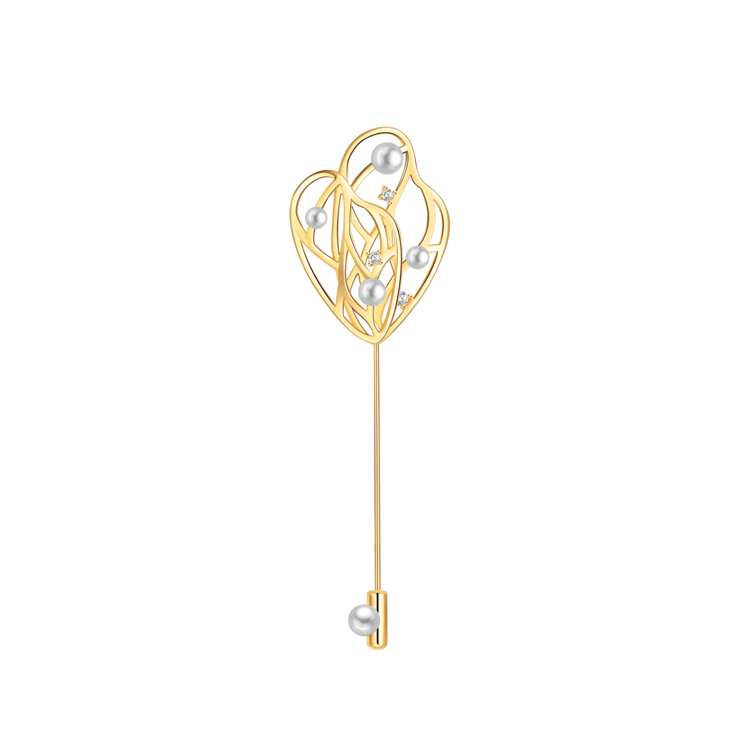 Butterfly Inlaid Brooch