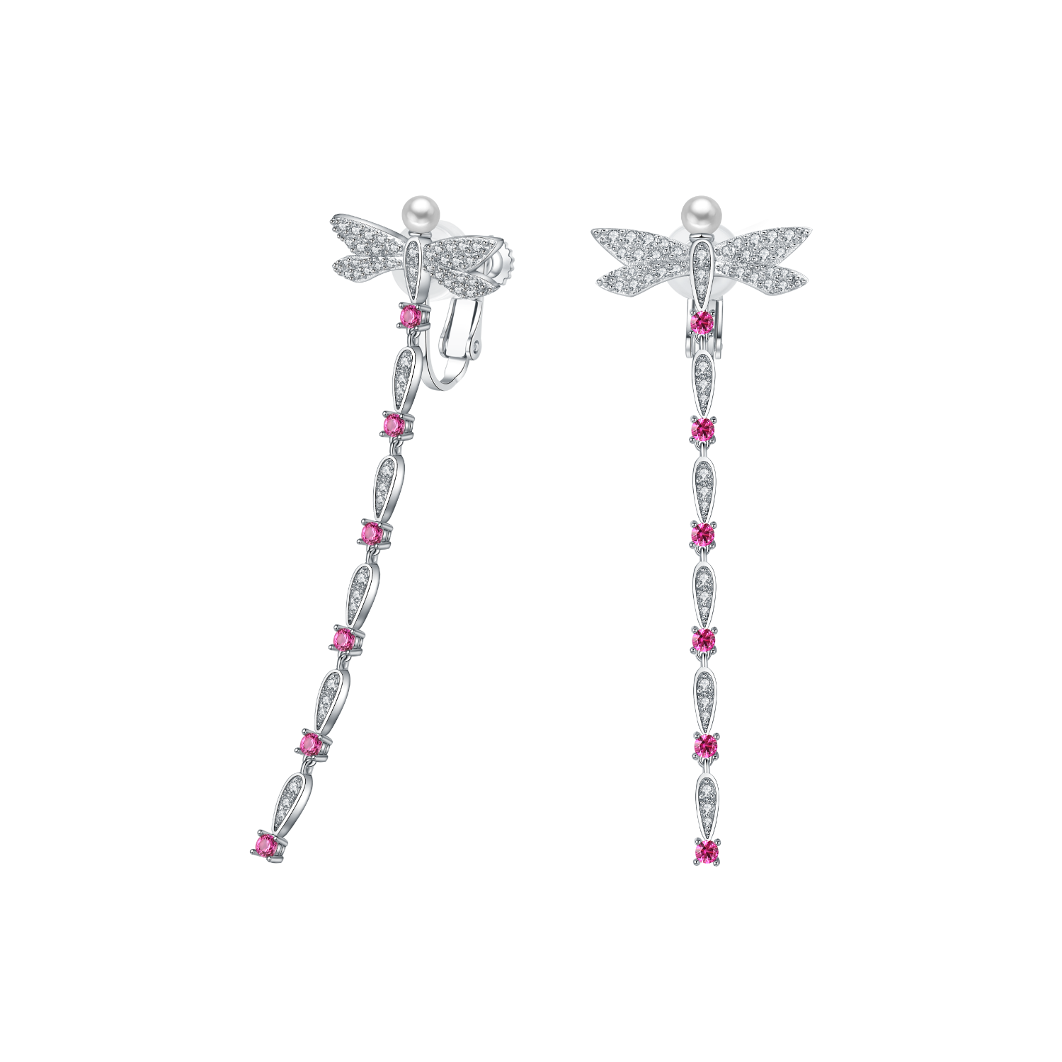 Dragonfly Drop Earrings