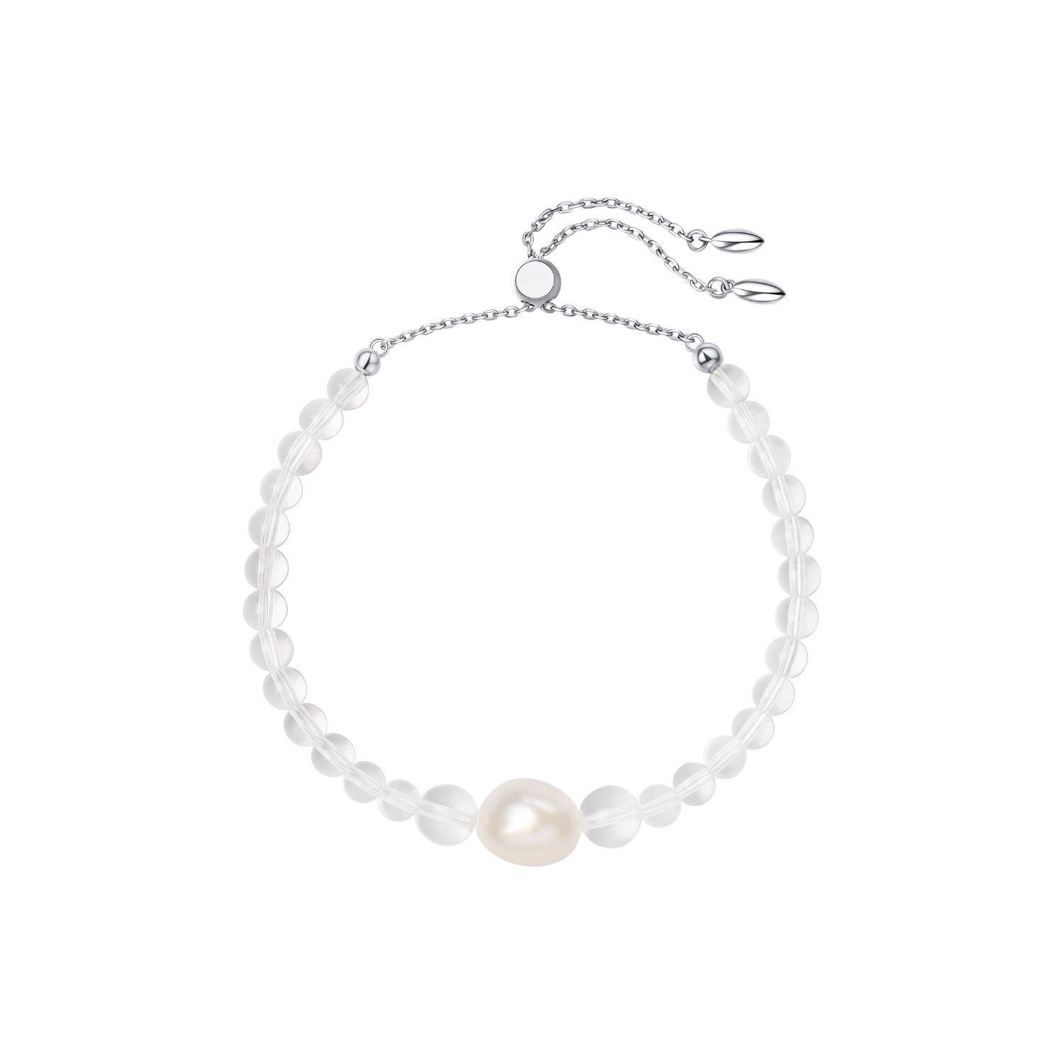 Ice-jade Purity Beaded Bracelet