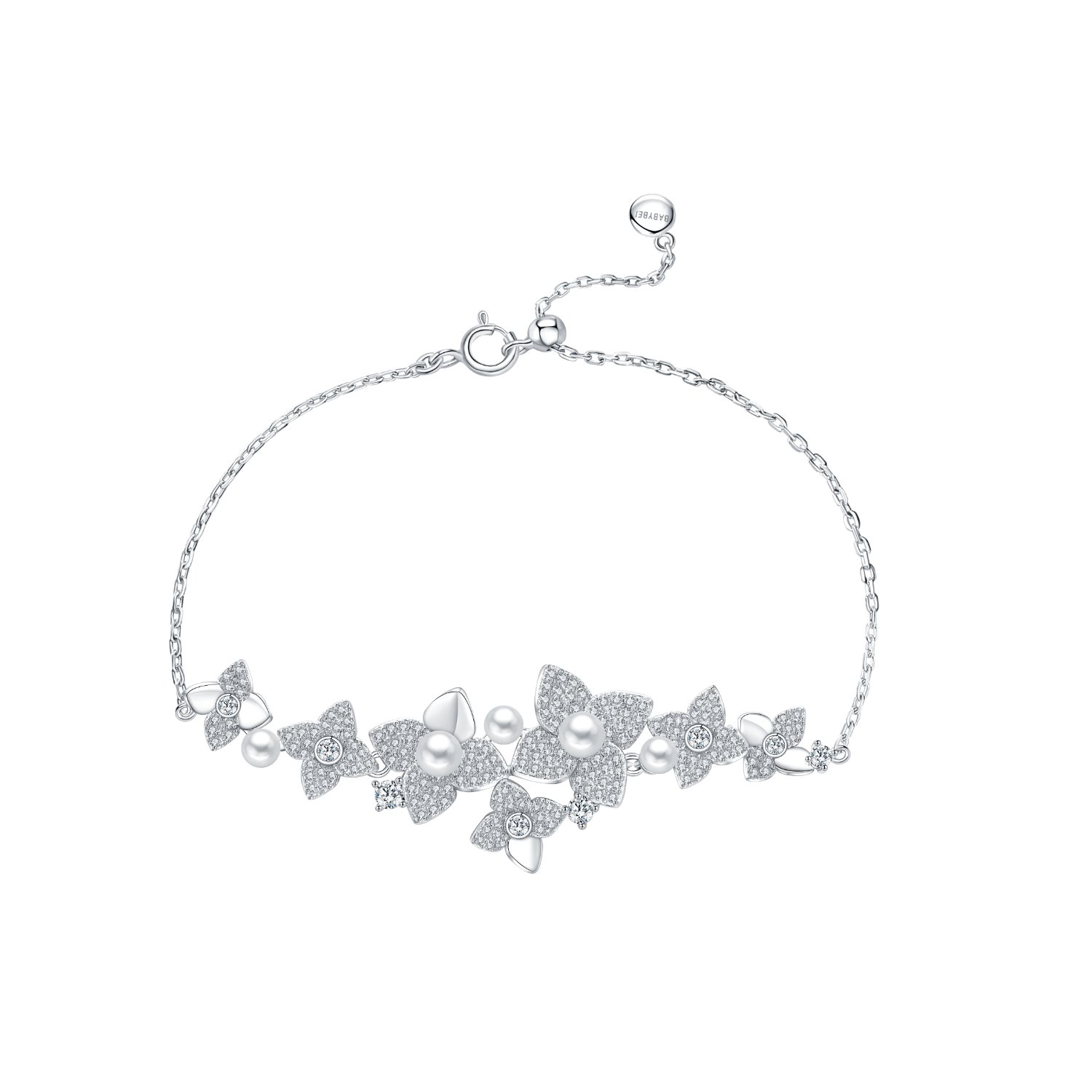 Hydrangea Pave Bracelet