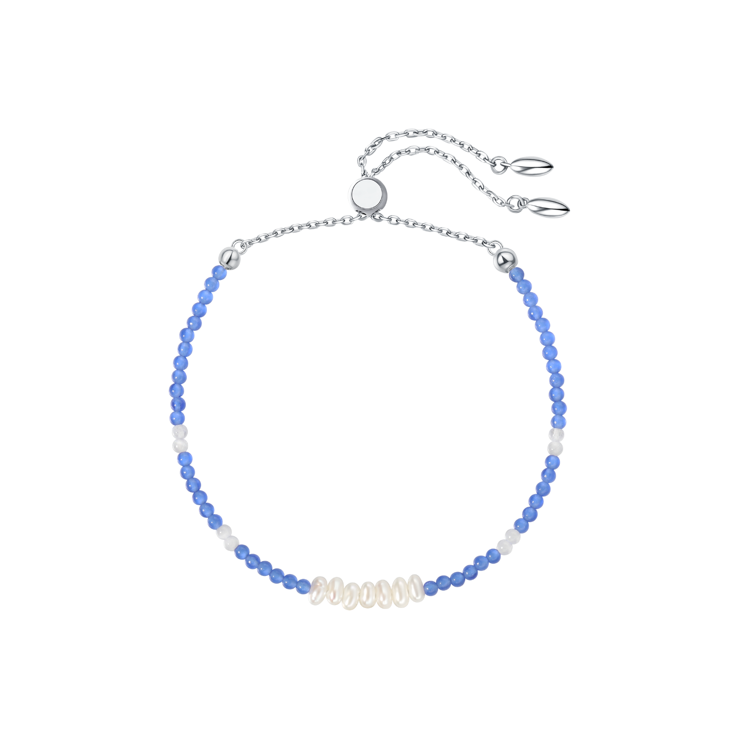 Azure Mists Beaded Bracelet