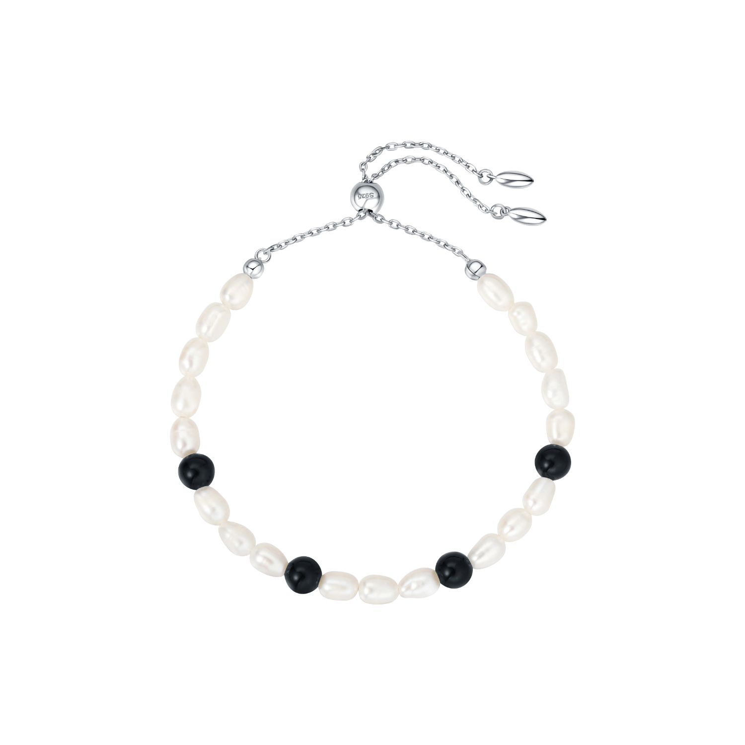 Ink Cloud Beaded Bracelet