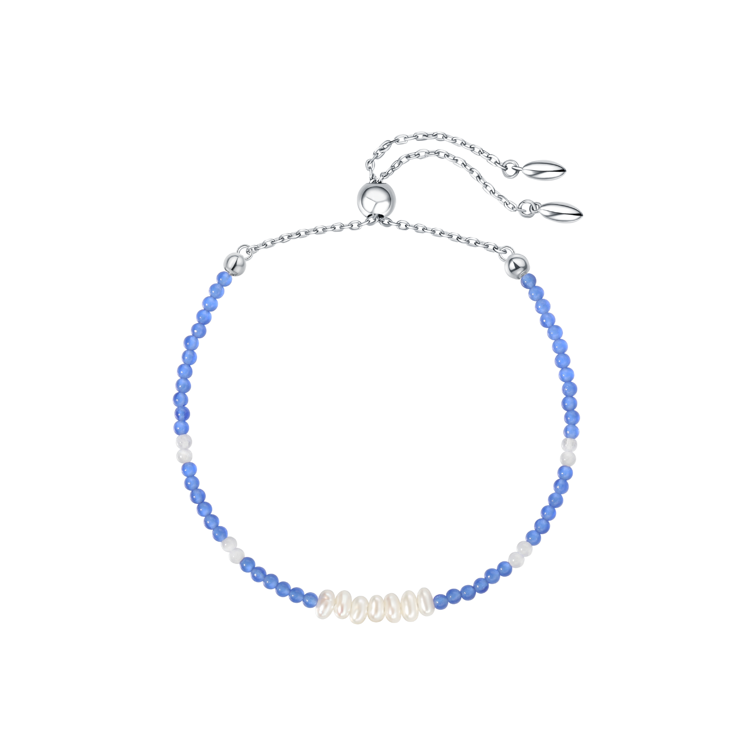 Azure Mists Beaded Bracelet