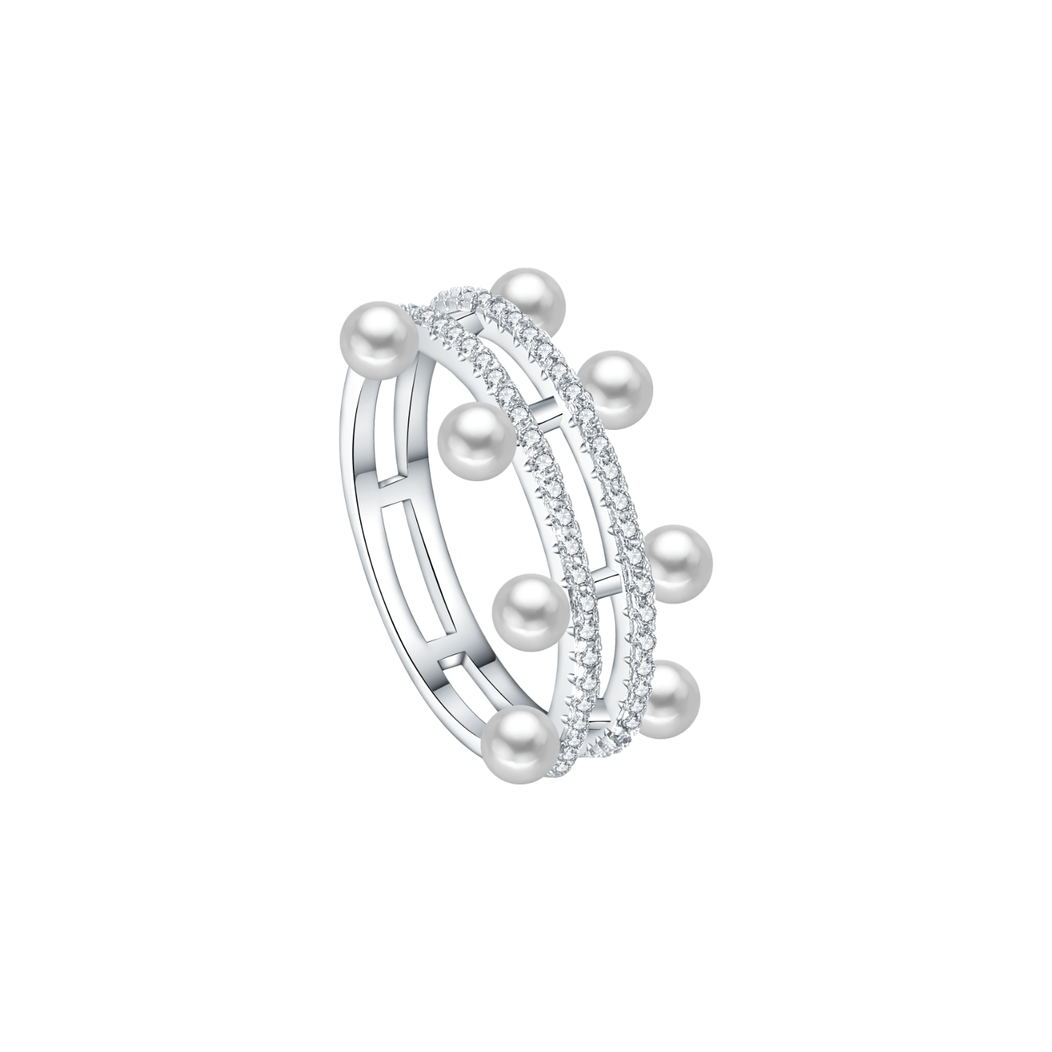 Ferris Wheel Pave Ring