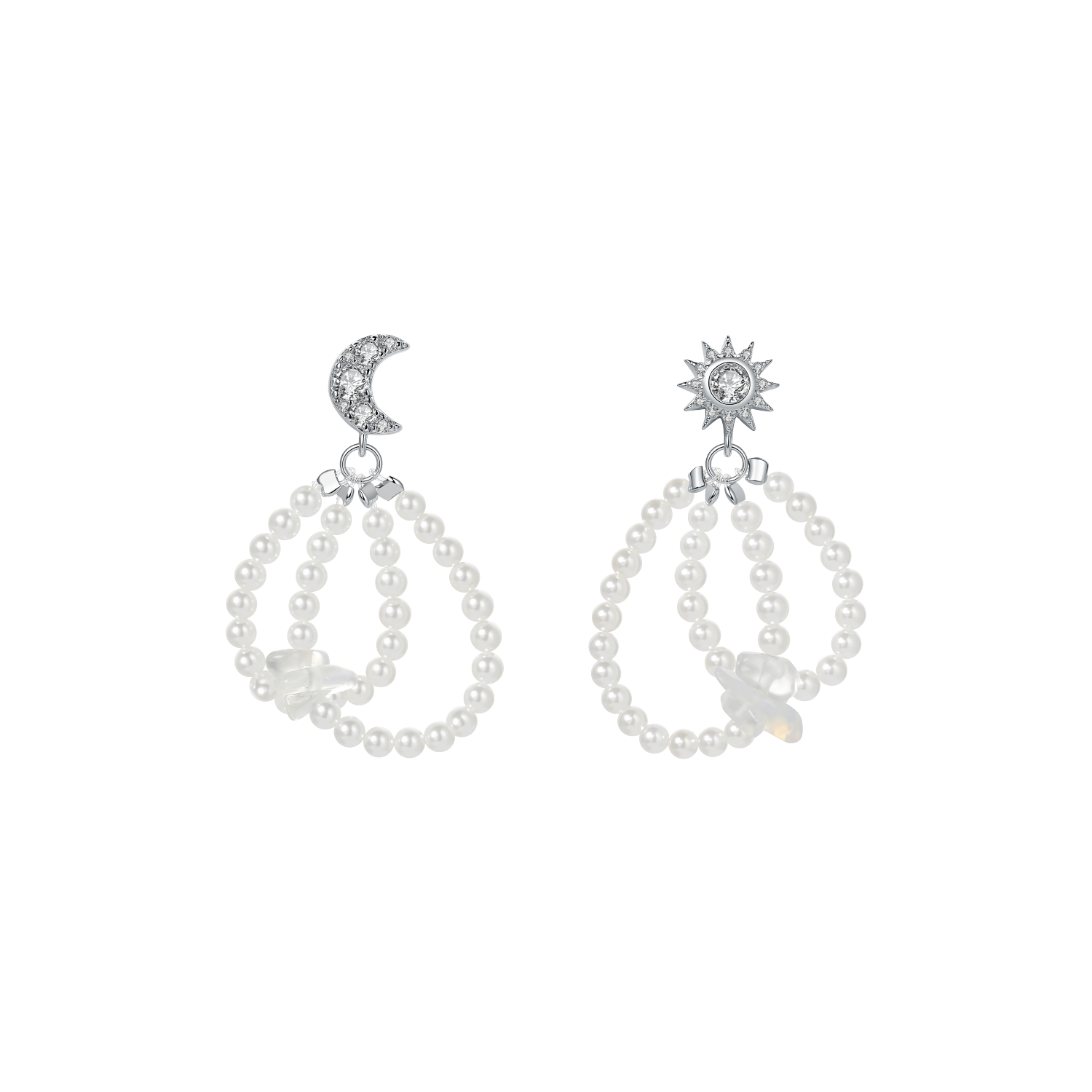 Moon Drop Earrings (Soluna)