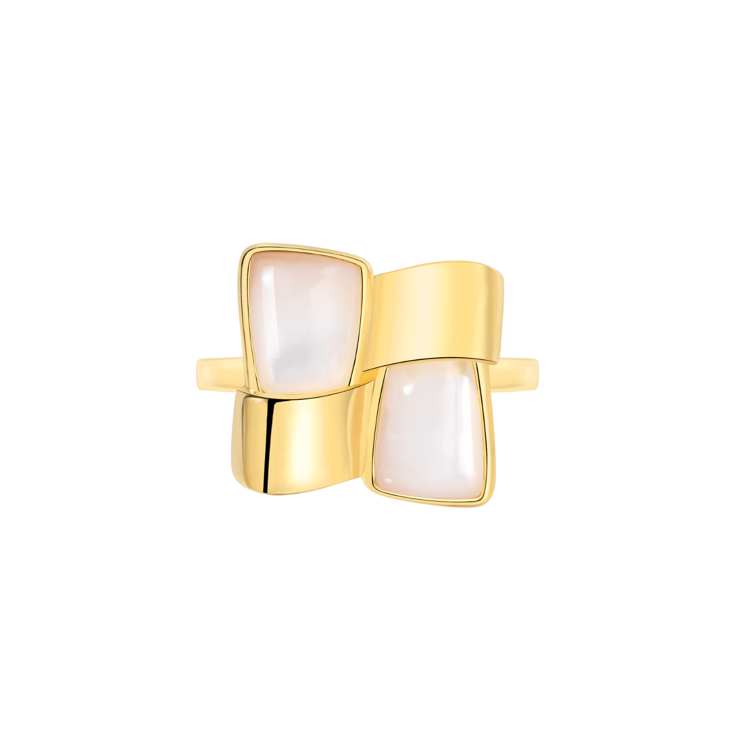 Textile Inlaid Ring
