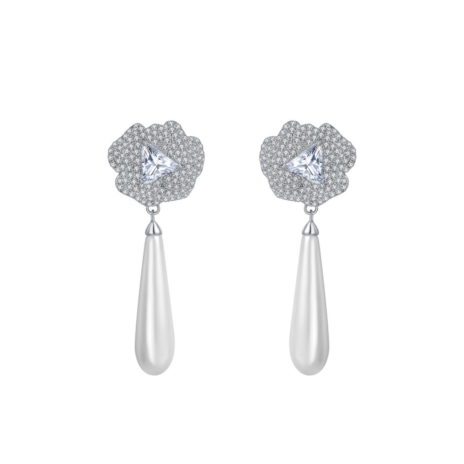 Camellia Drop Earrings