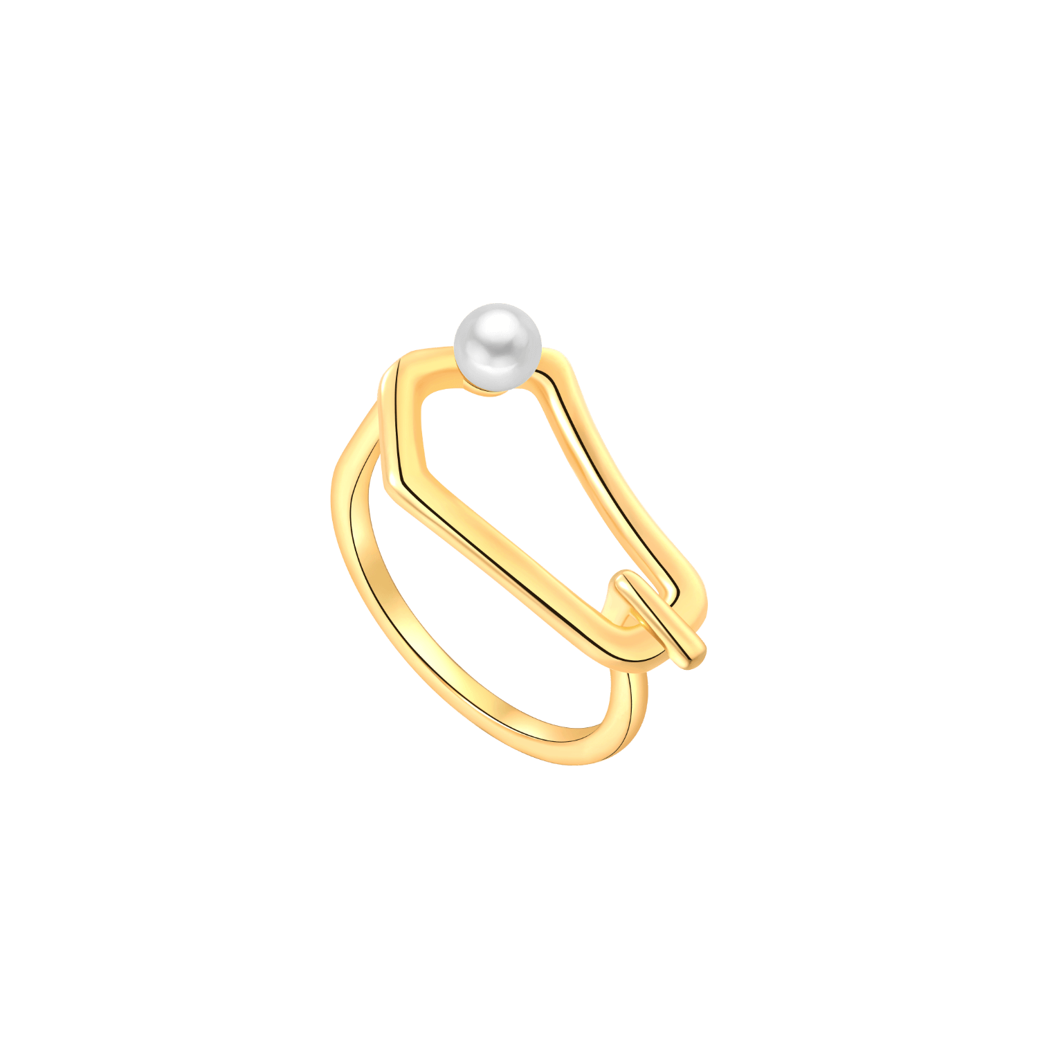 Carabiner Inlaid Ring