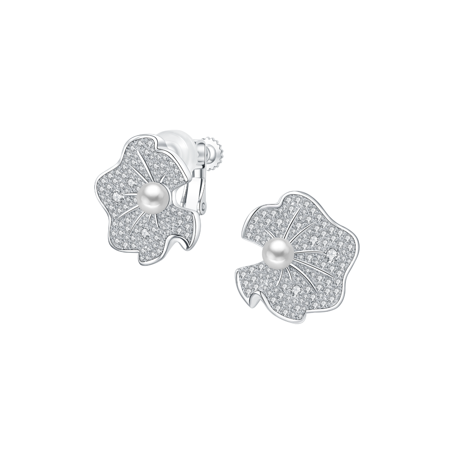 Lotus Leaf Stud Earrings