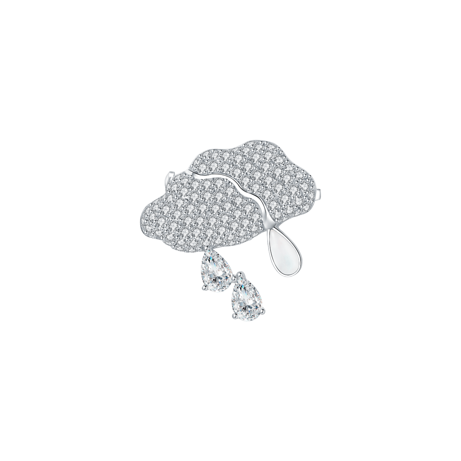 Spring Rain Pave Brooch