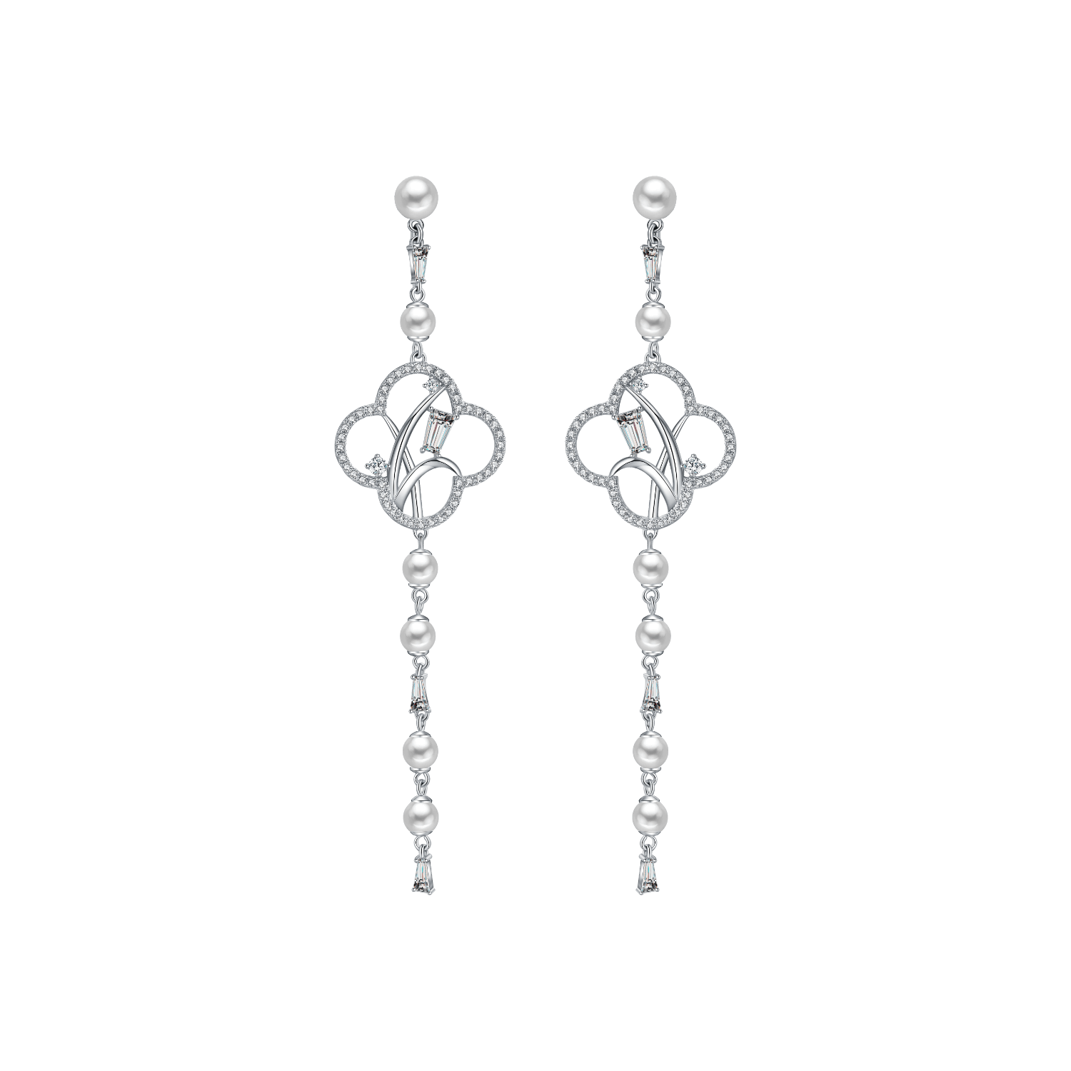 Orchid Drop Earrings