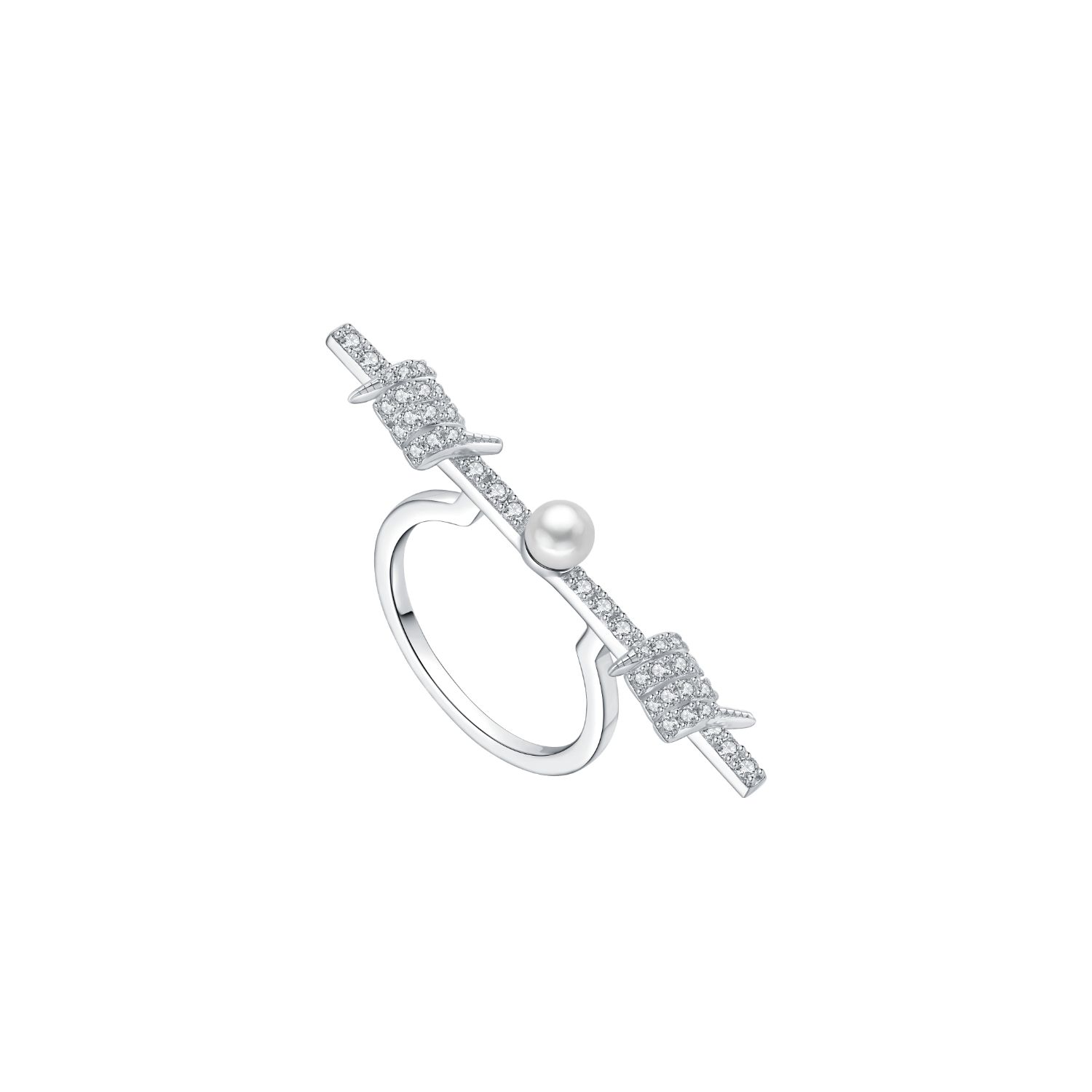 Thorn Pave Ring