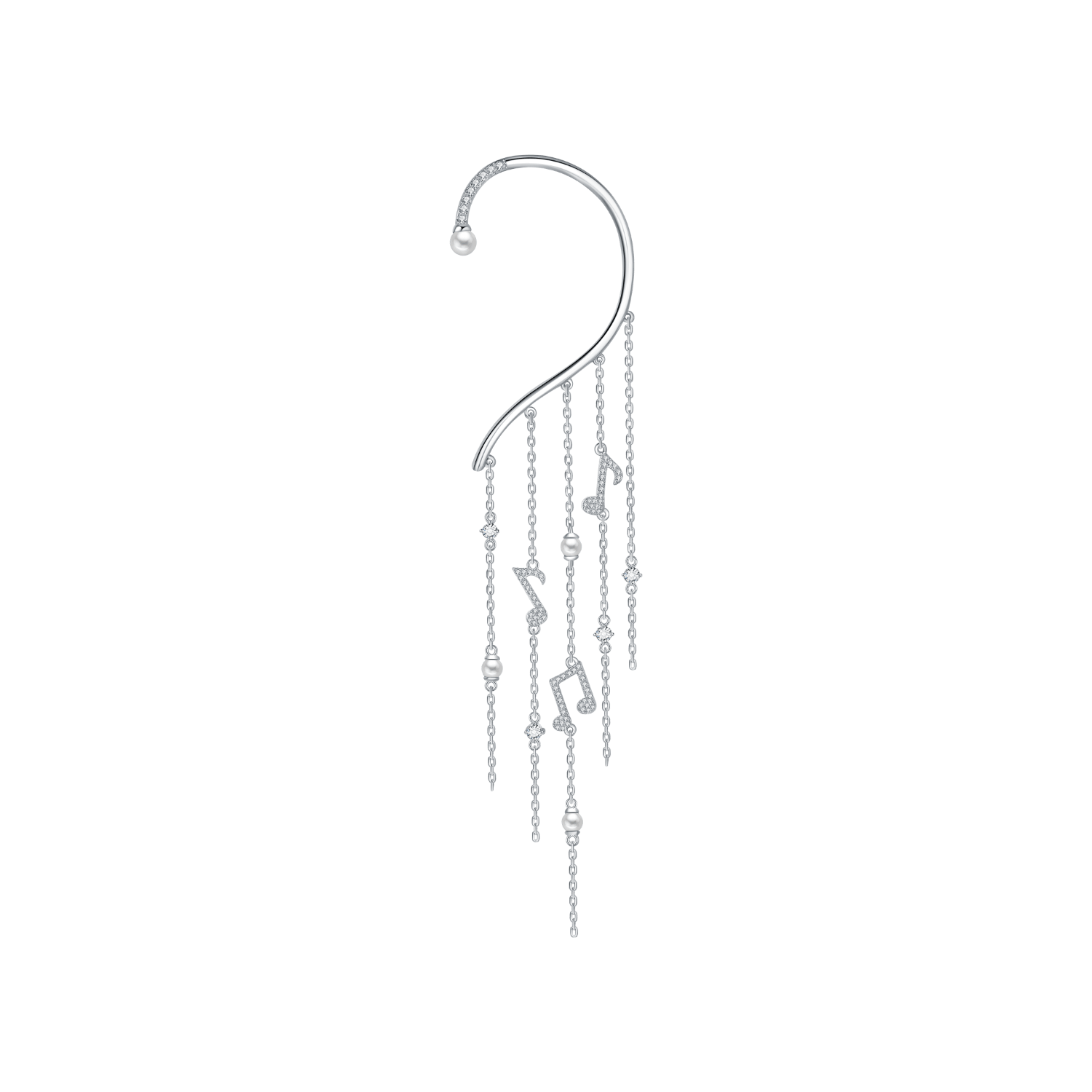 Music Note Ear Cuff