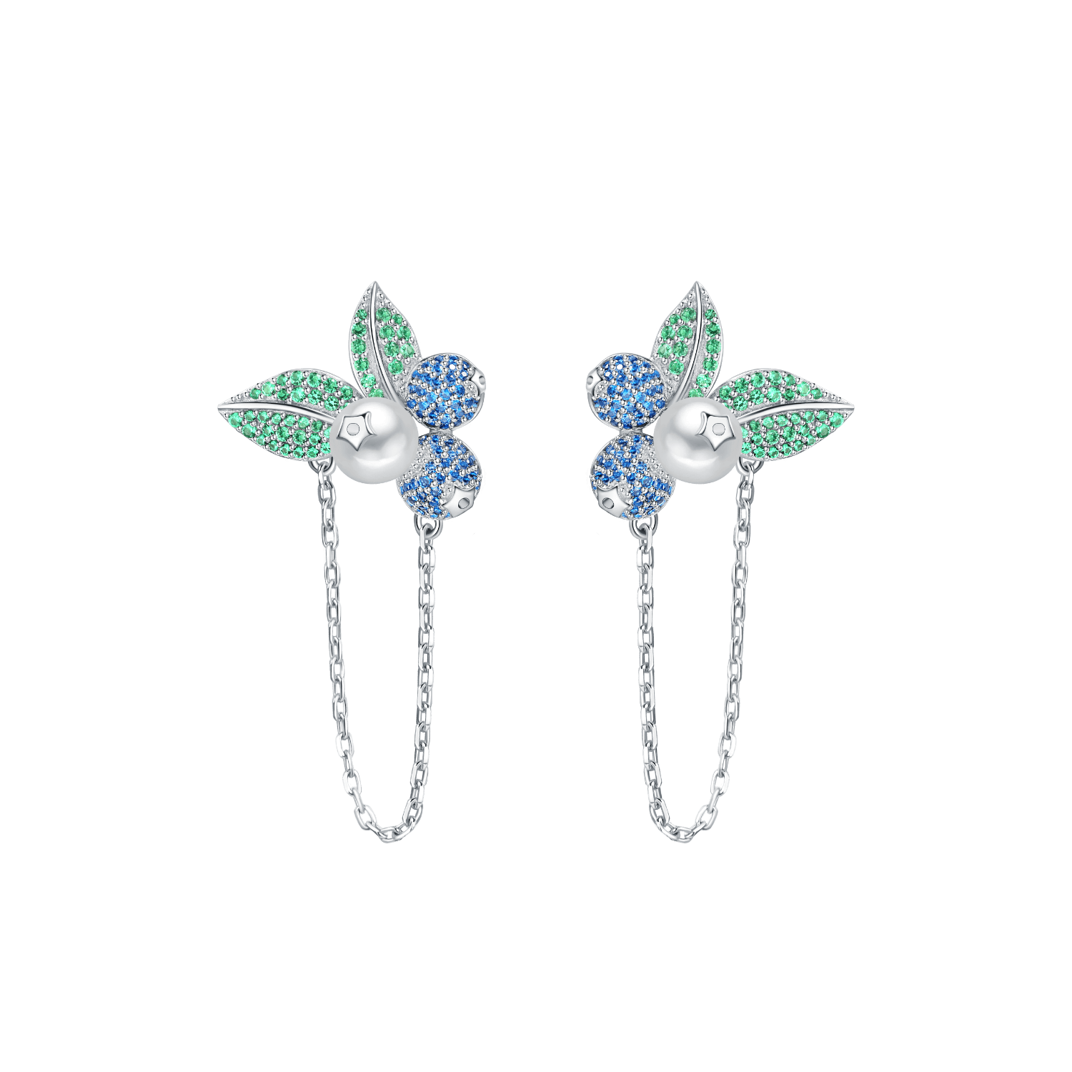 Blueberry Drop Earrings