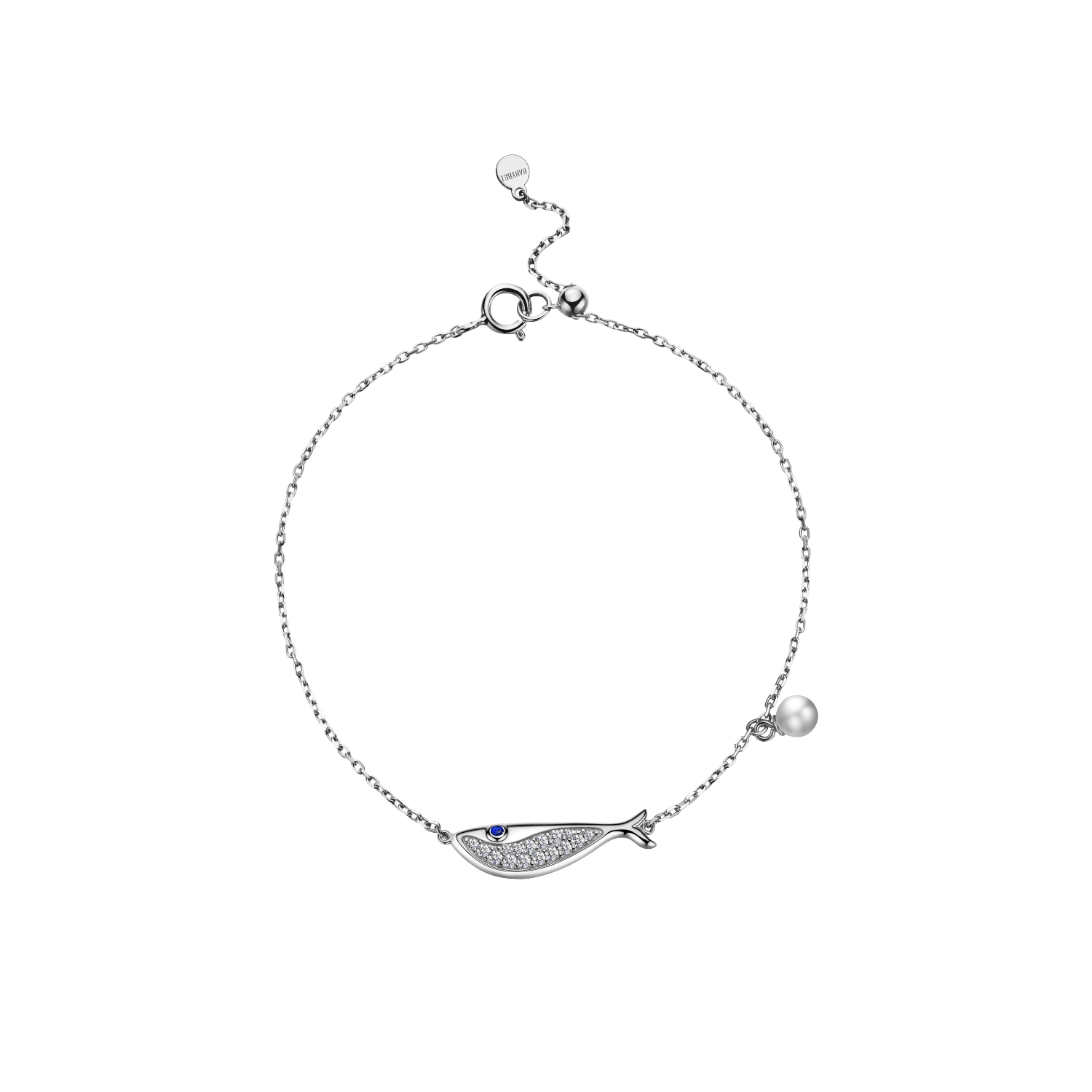 Whale Pave Bracelet