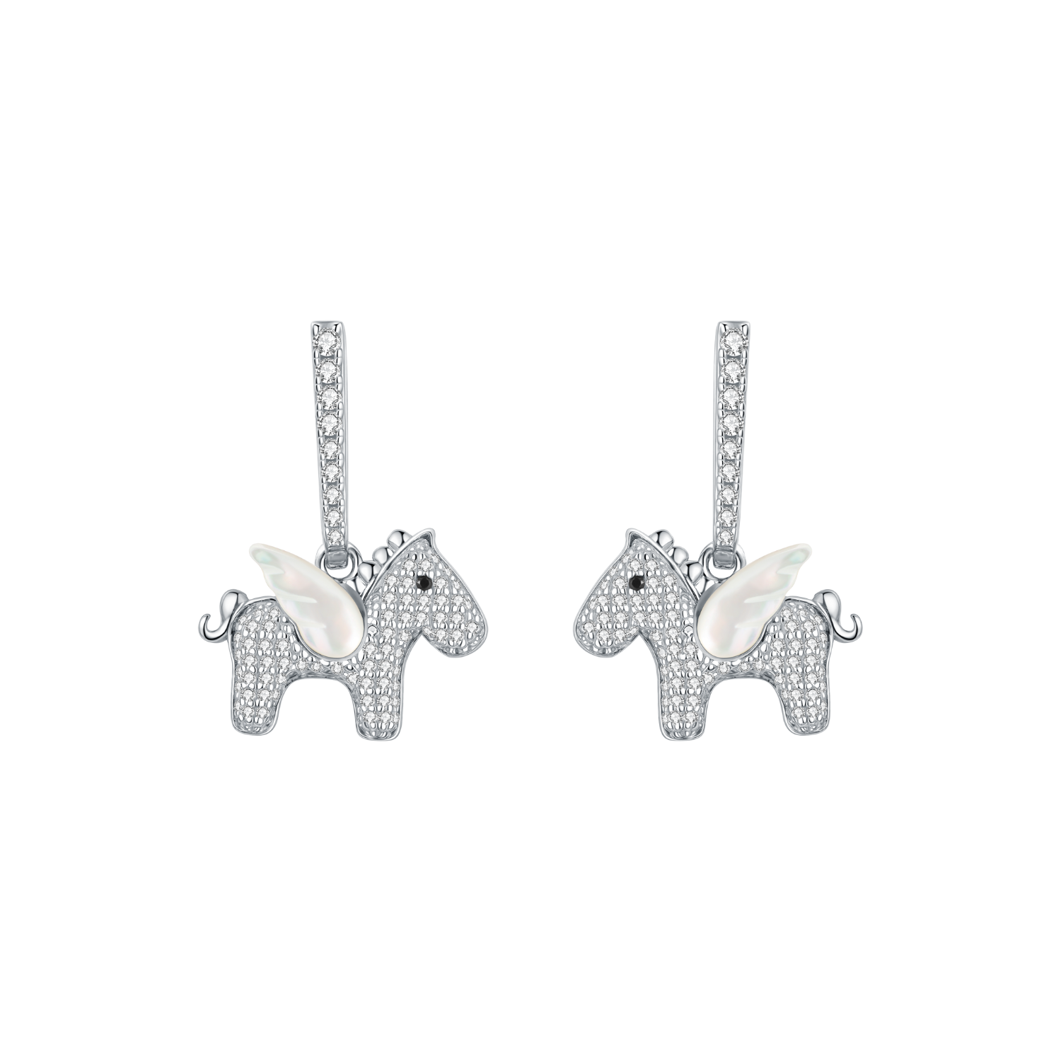 Pony Huggie Earrings