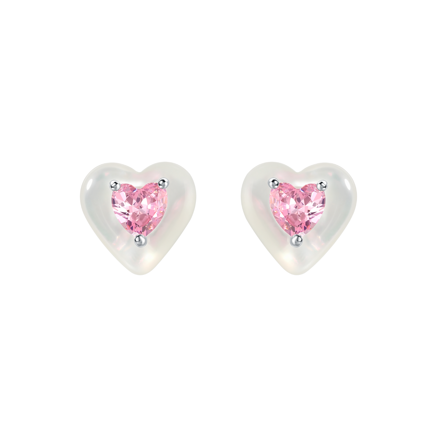Peachy Spark Stud Earrings