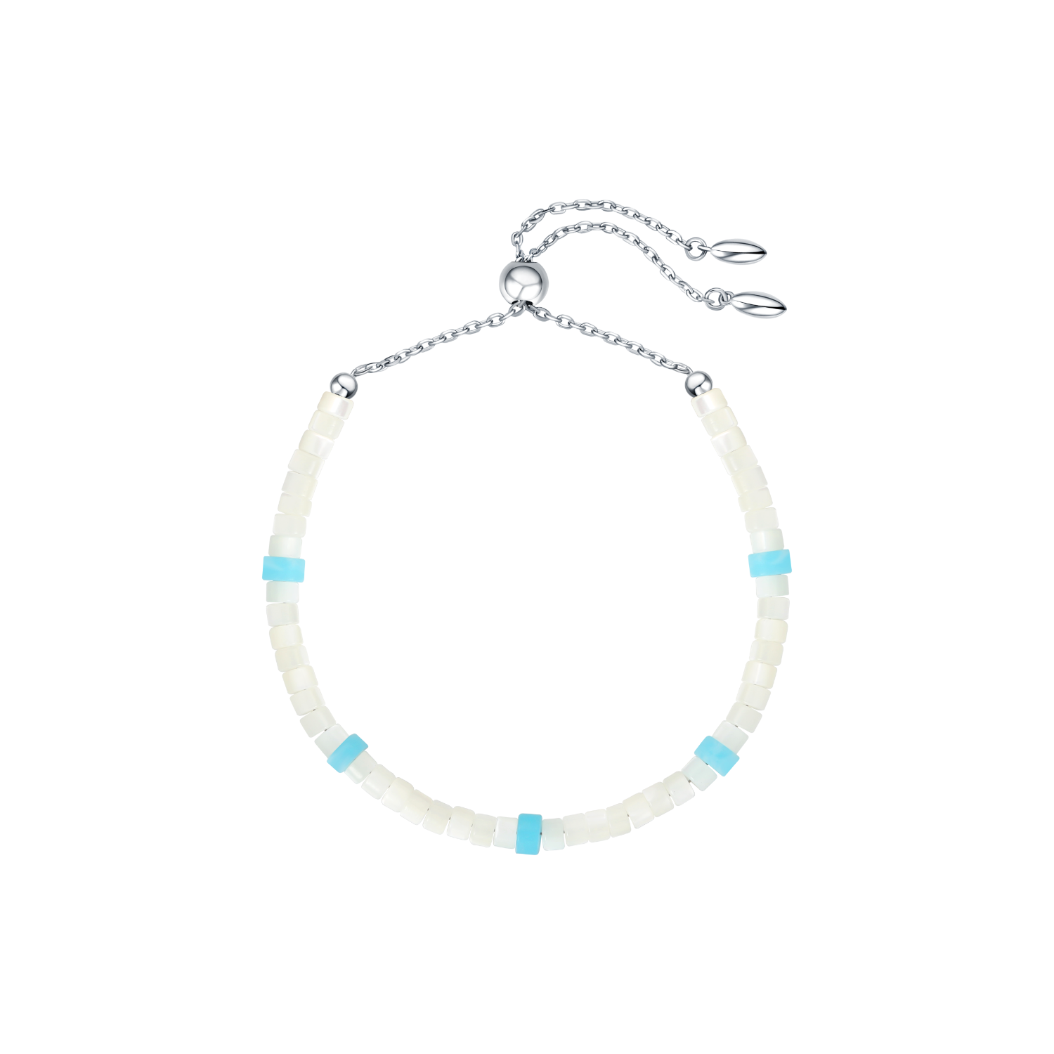 Moon Lake Beaded Bracelet (Spaced)