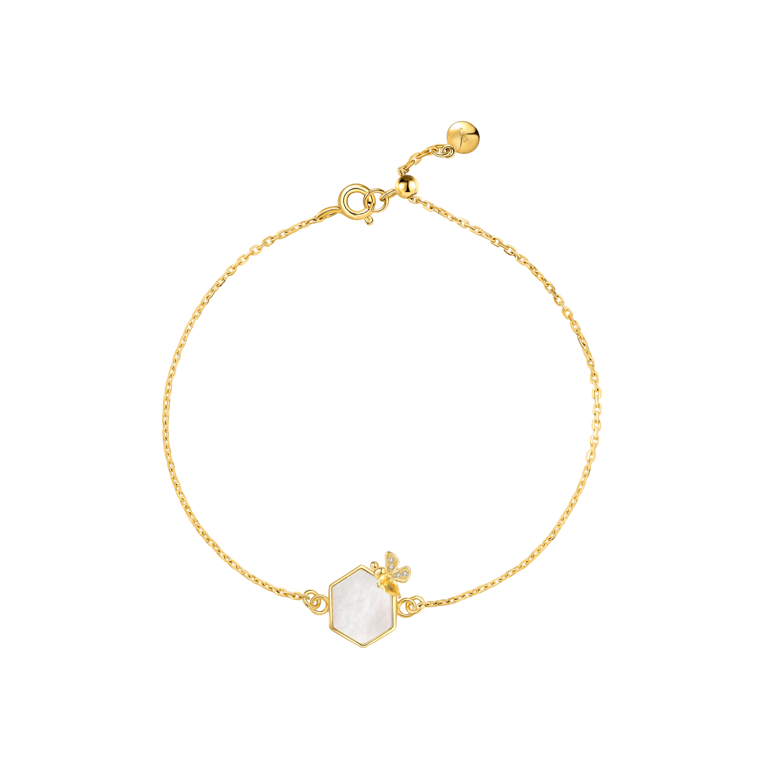 Honeycomb Pave Bracelet