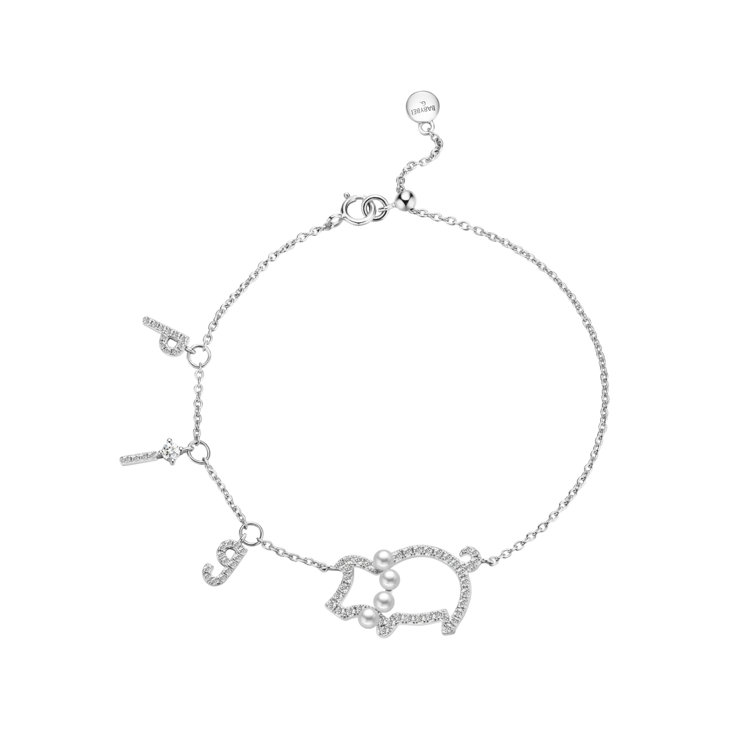 Piggy Pave Bracelet
