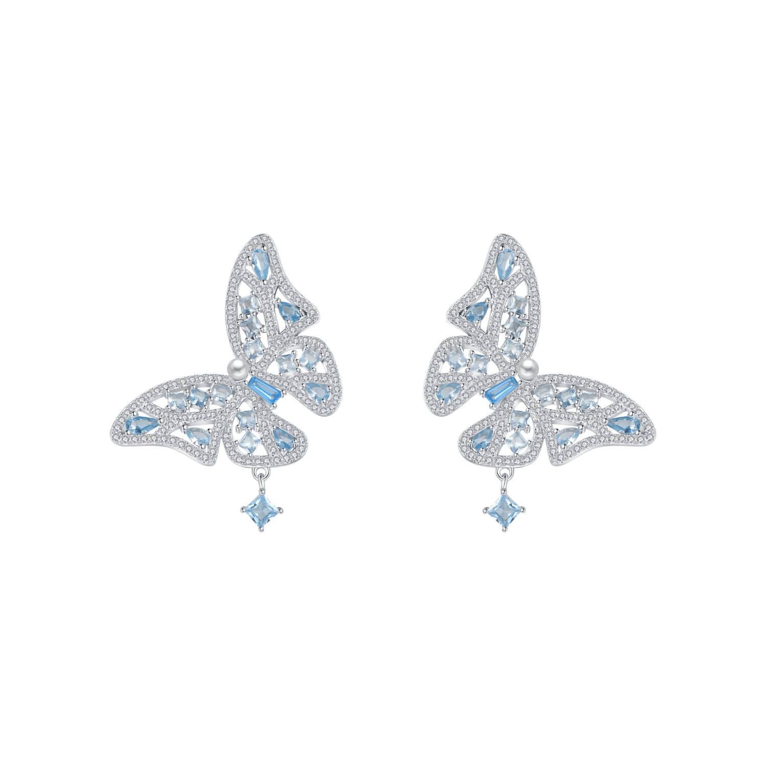 Colorful Butterfly Stud Earrings