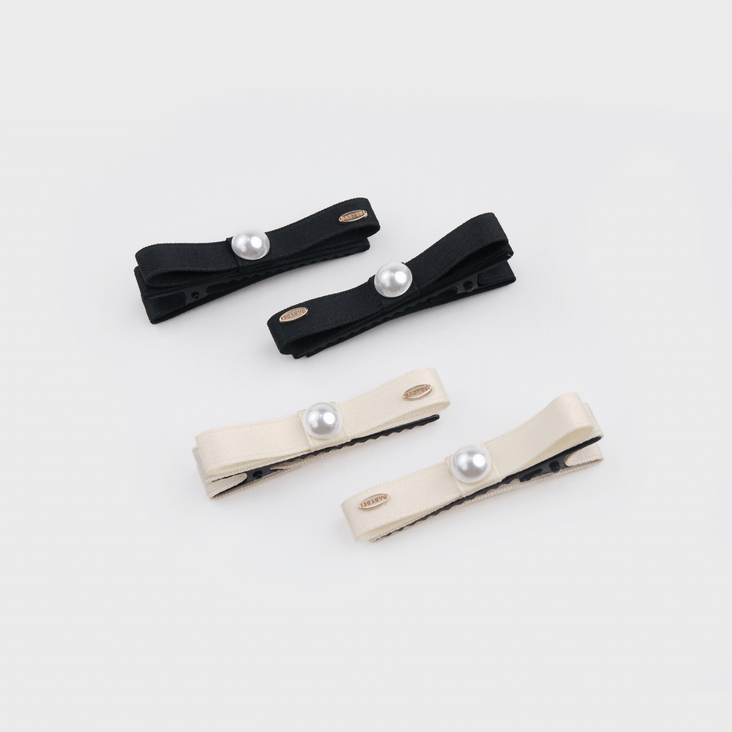 织织珍珠中号鸭嘴夹(一字结单珠)