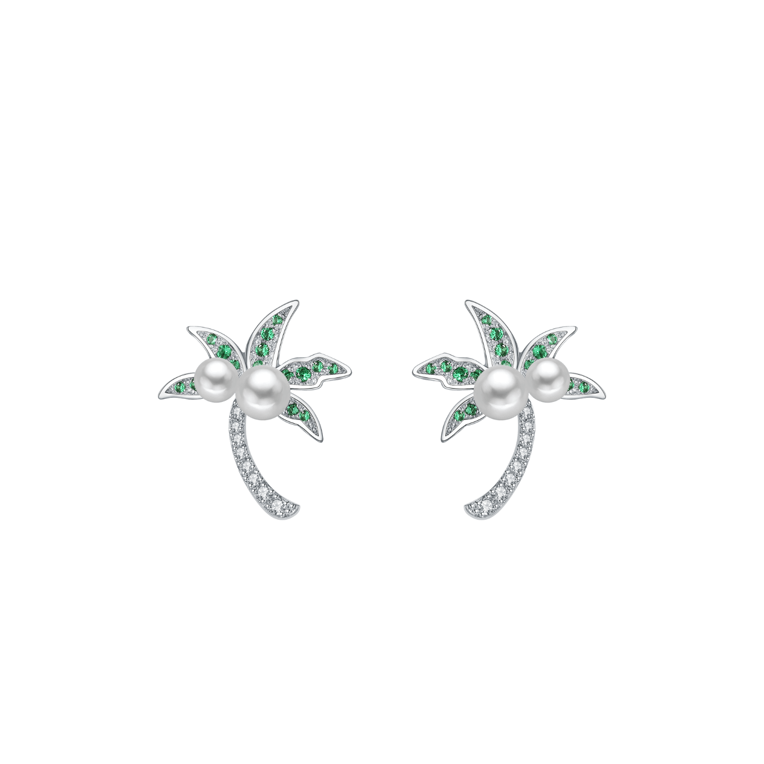 Coconut Tree Stud Earrings