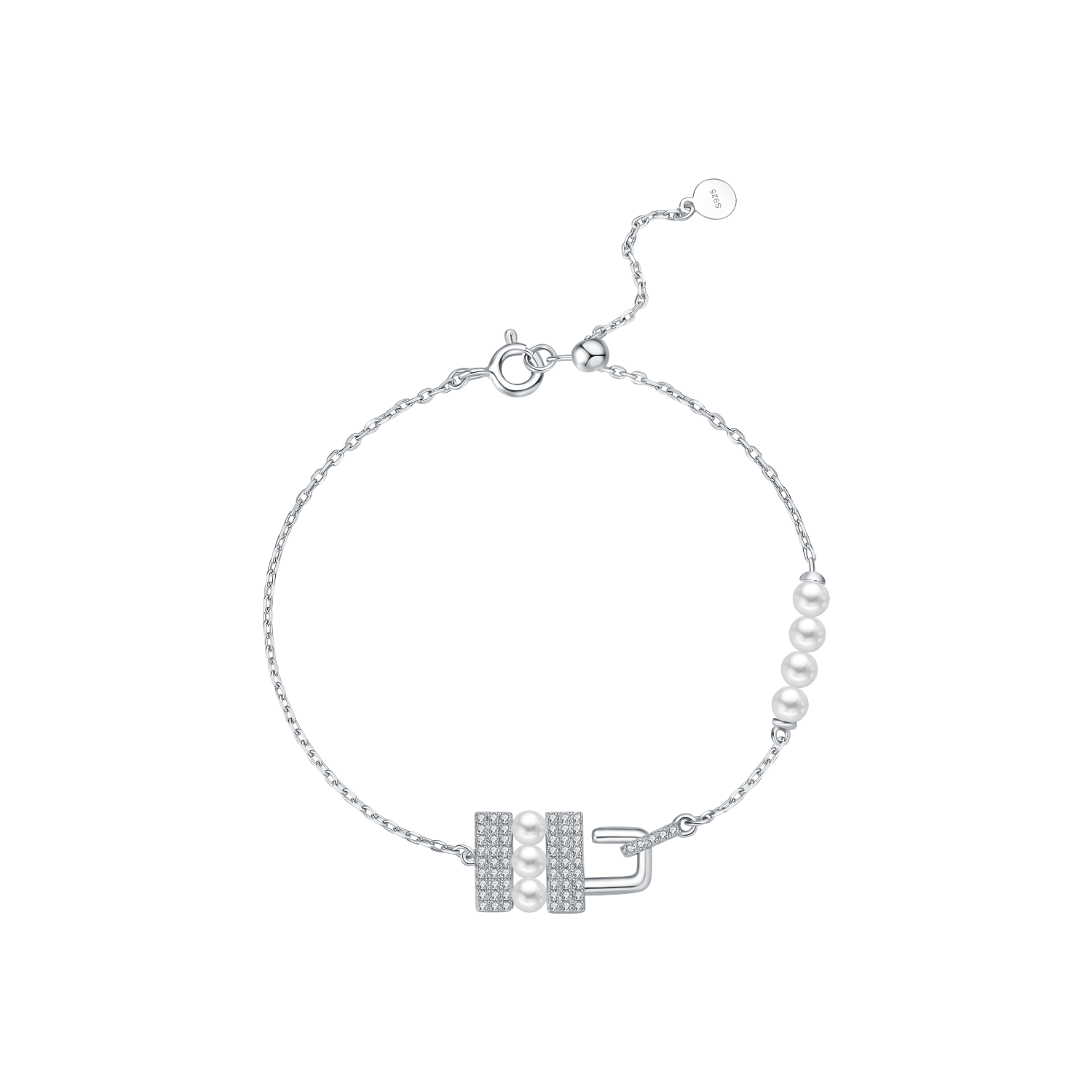 Unlocking Pave Bracelet