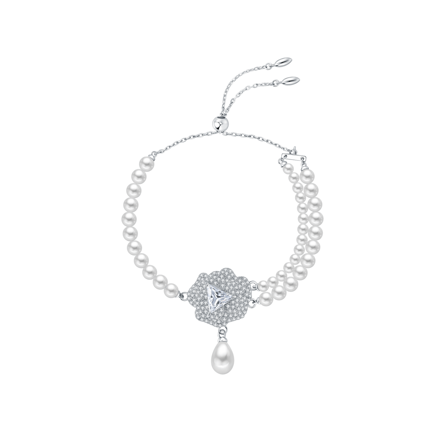 Camellia Beaded Bracelet