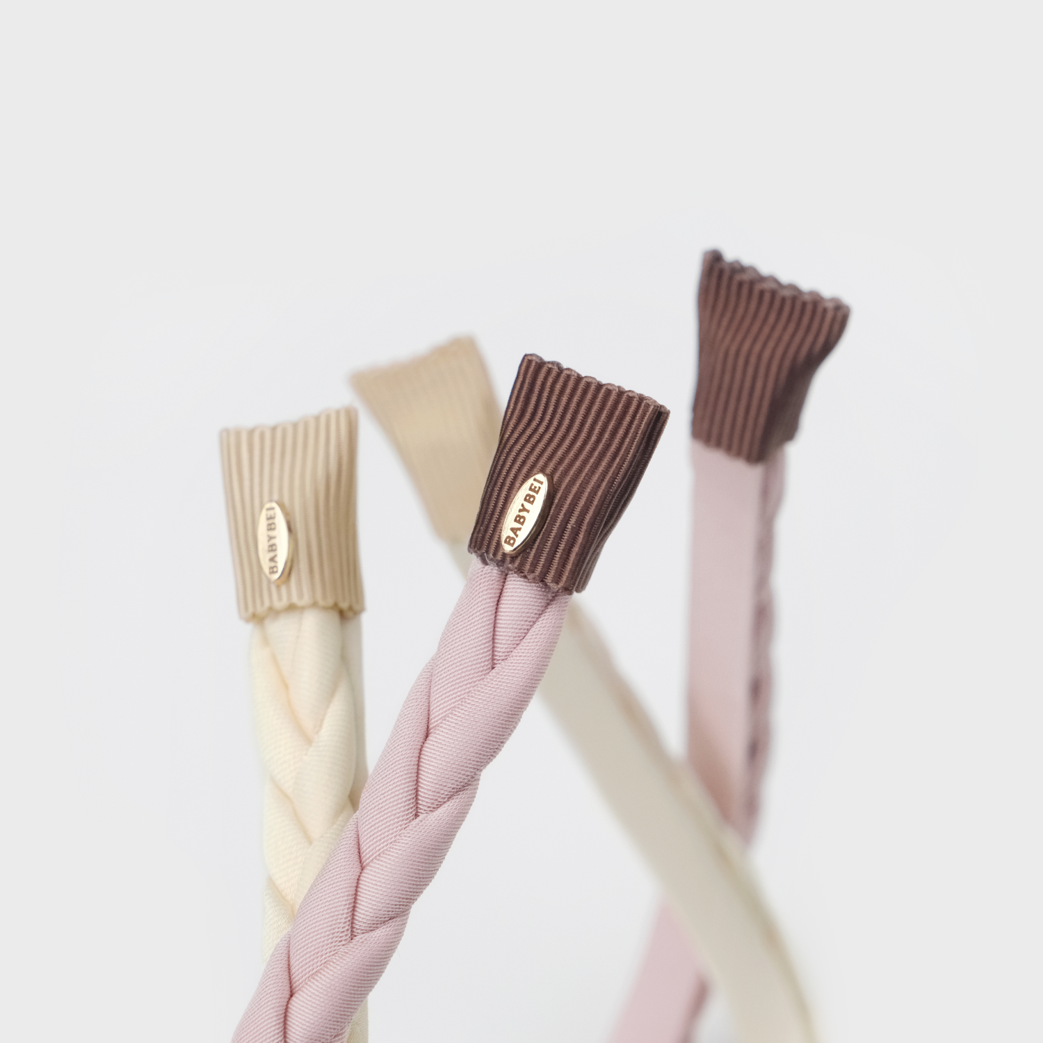 Satin Shell Extra Thin Headband (Twisted & Oval)
