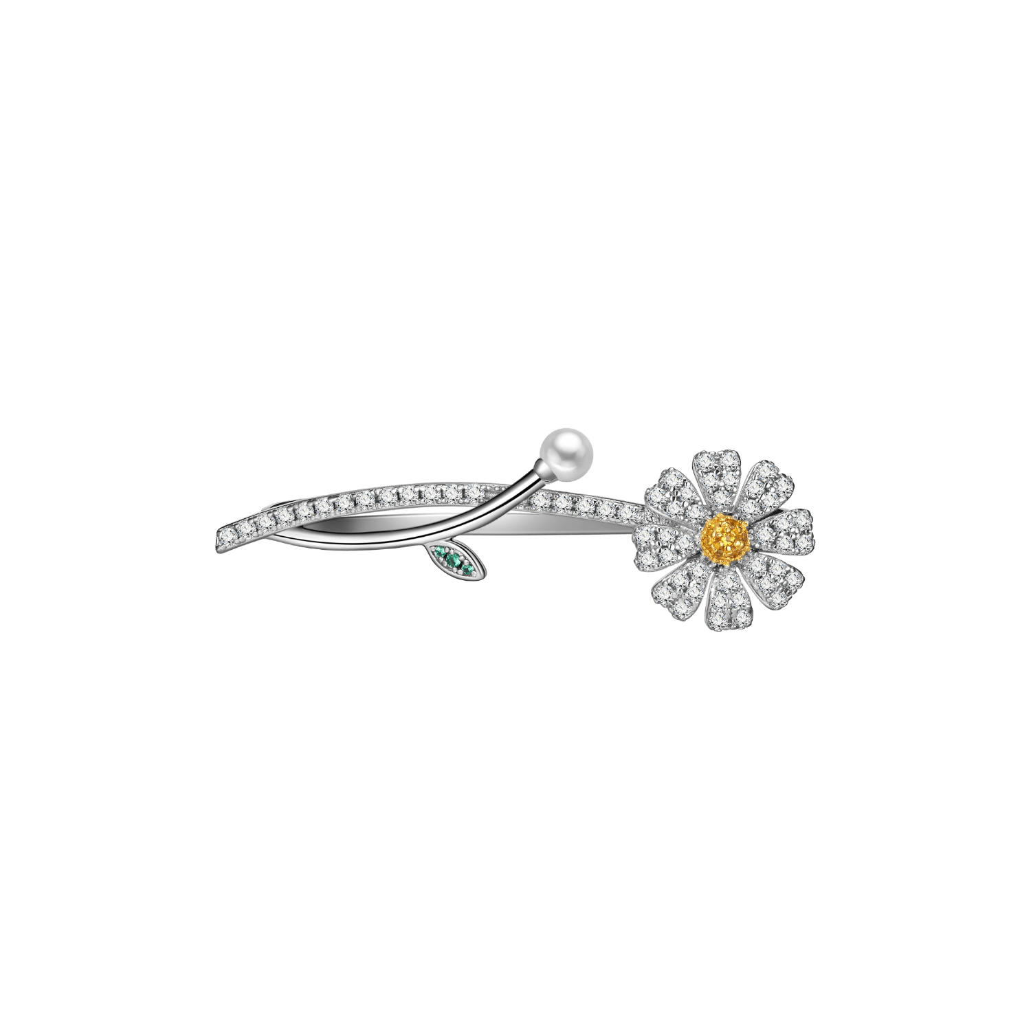 雏菊双指戒