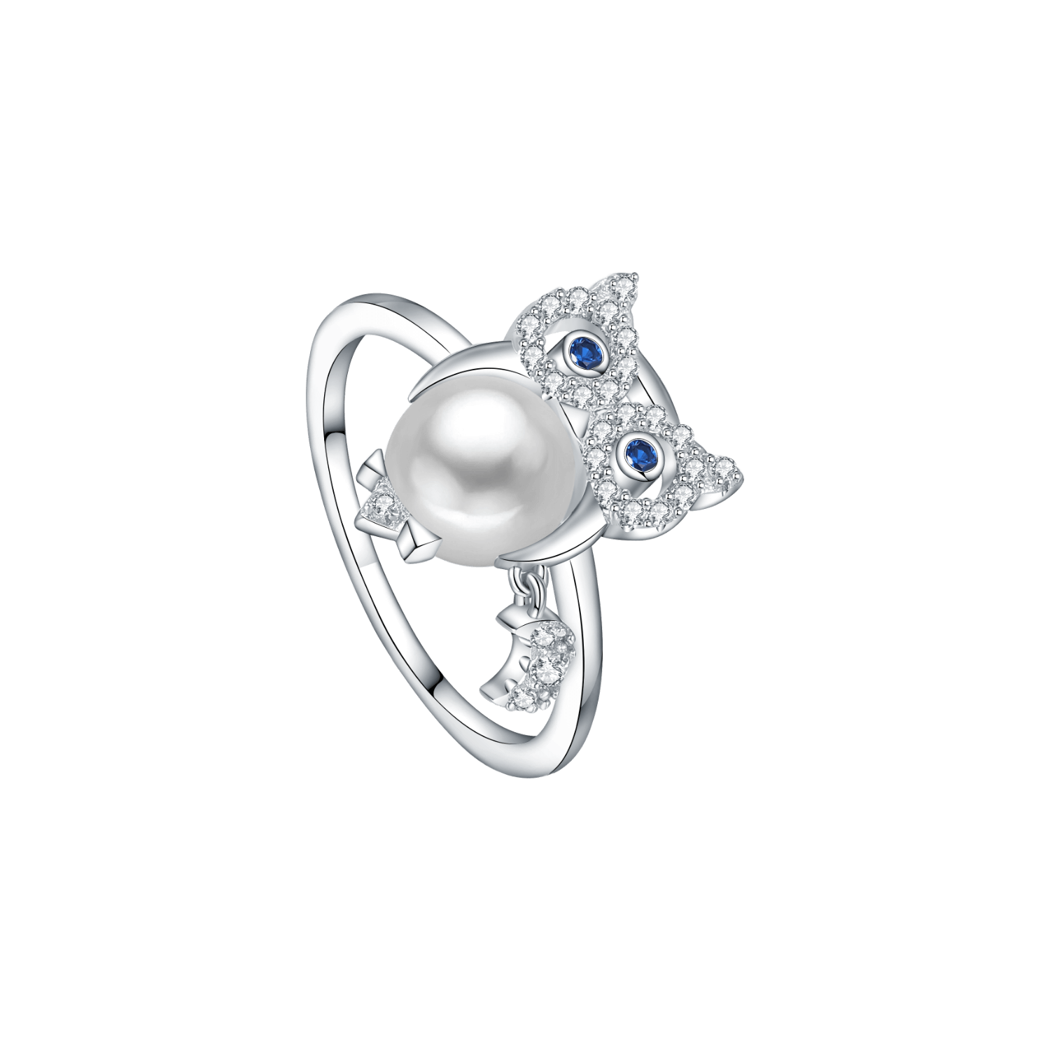Owl Pave Ring