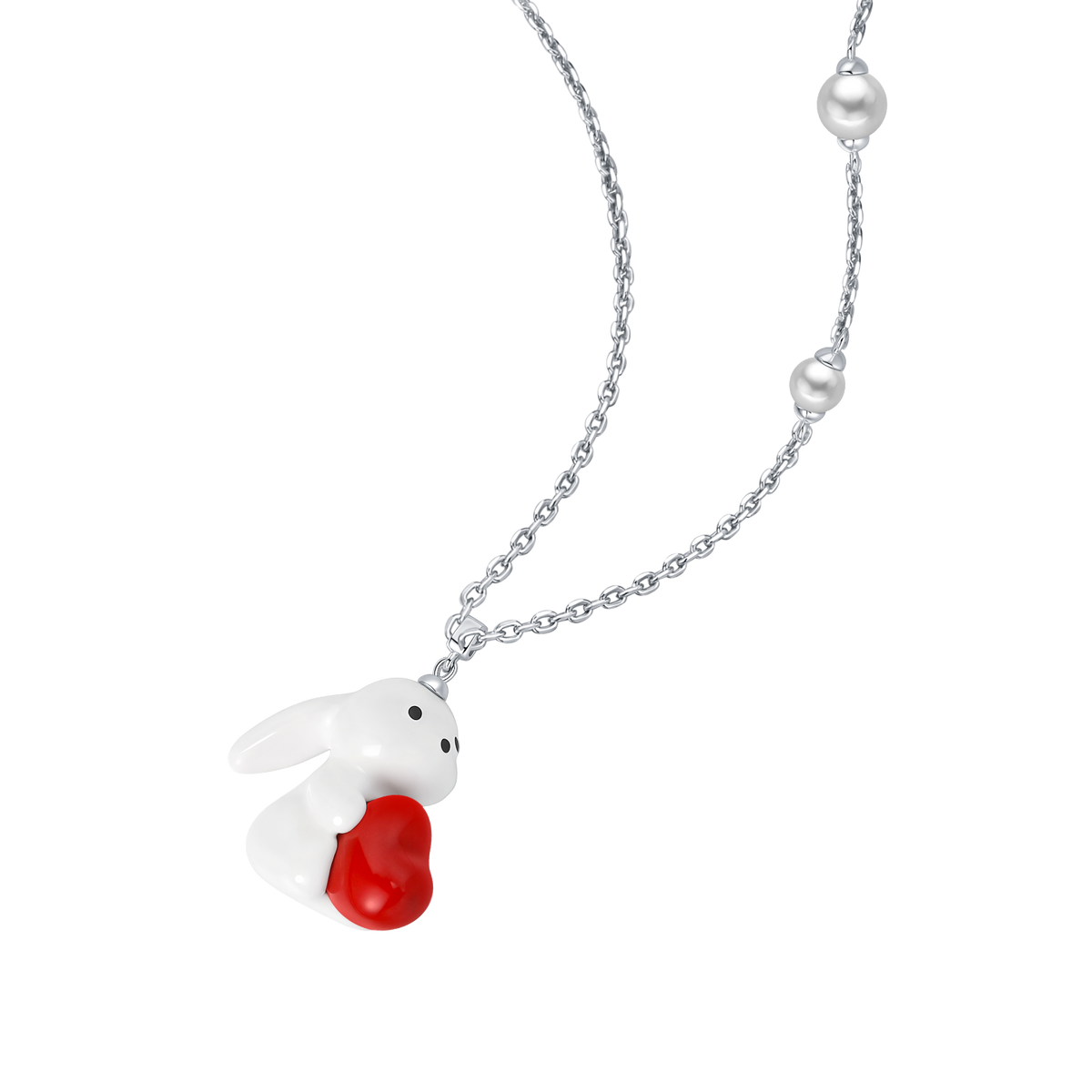 Lovely Bunny Pendant Necklace