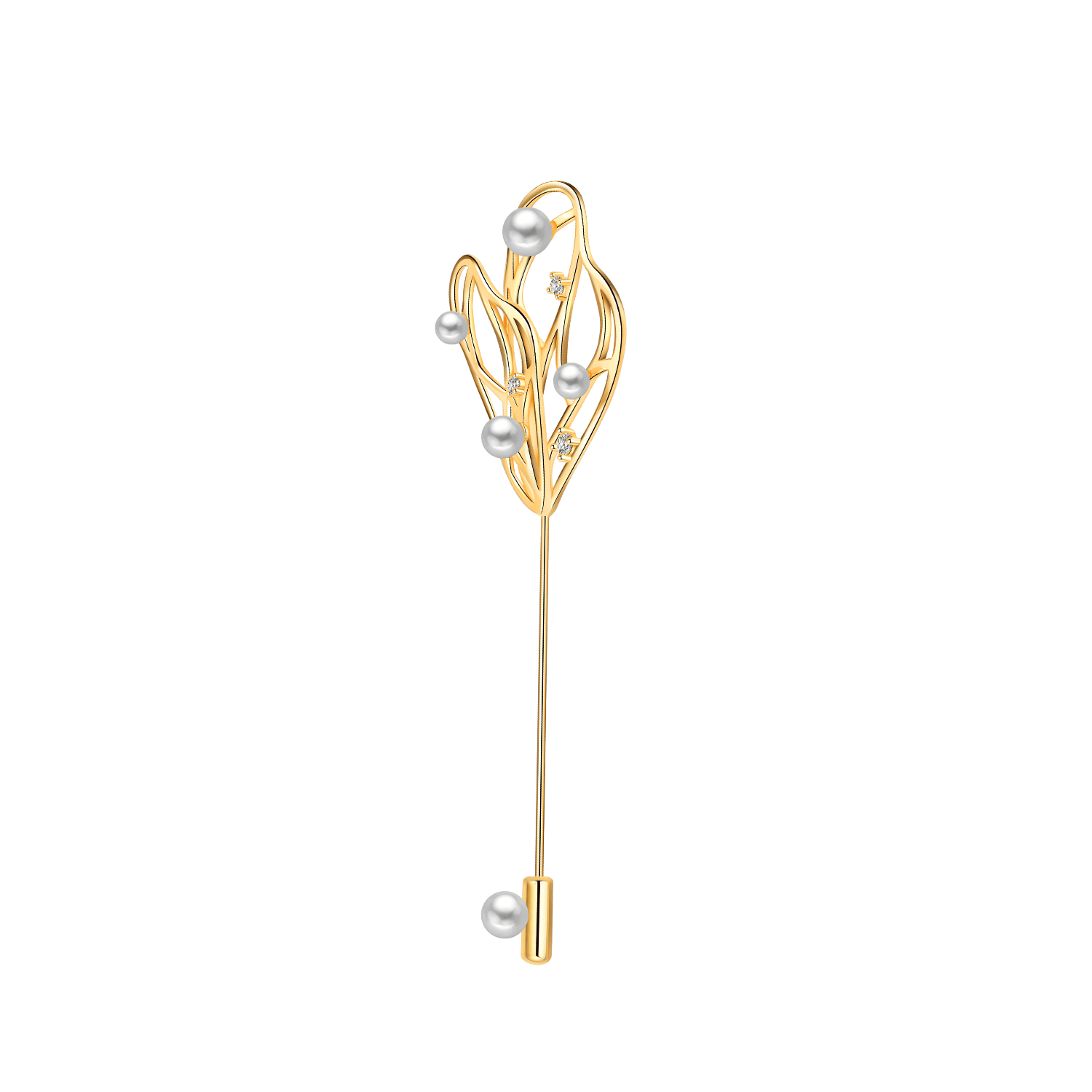 Butterfly Inlaid Brooch