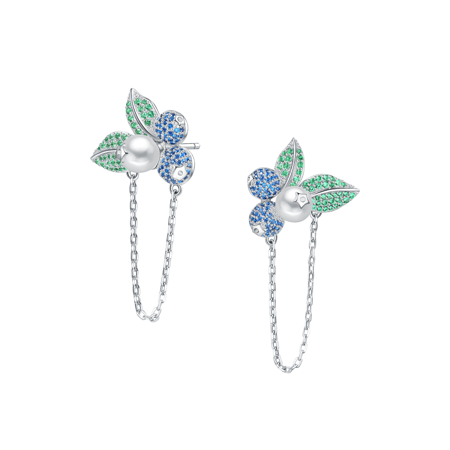 Blueberry Drop Earrings