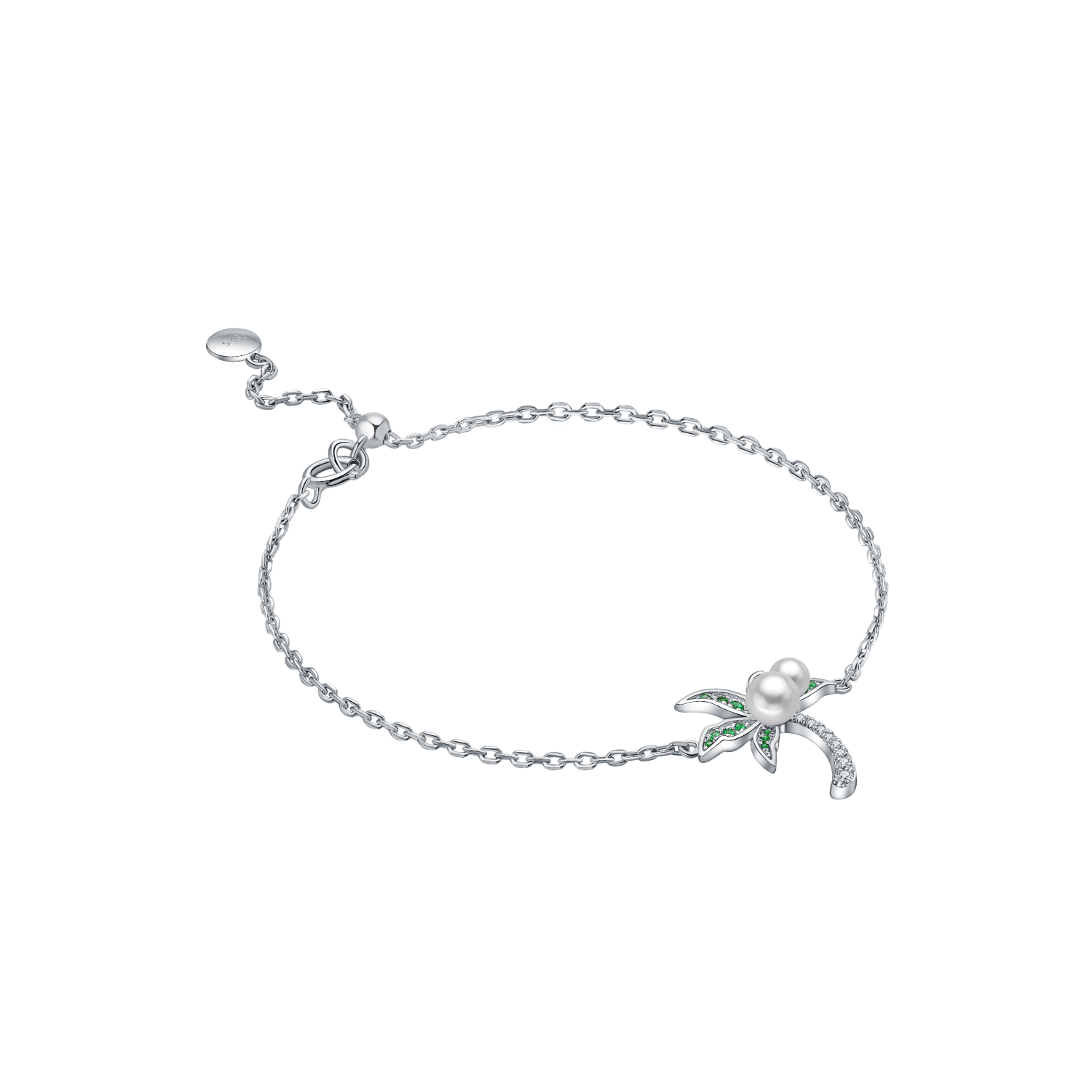 Coconut Tree Pave Bracelet