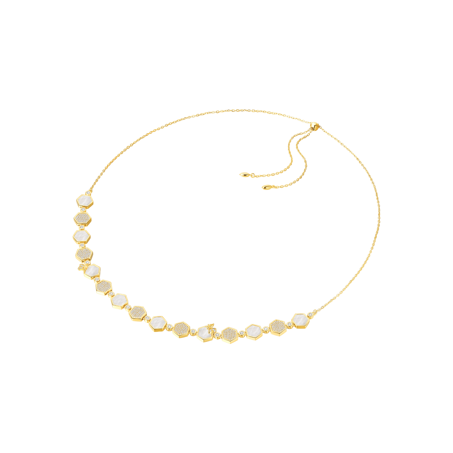 Honeycomb Choker Necklace