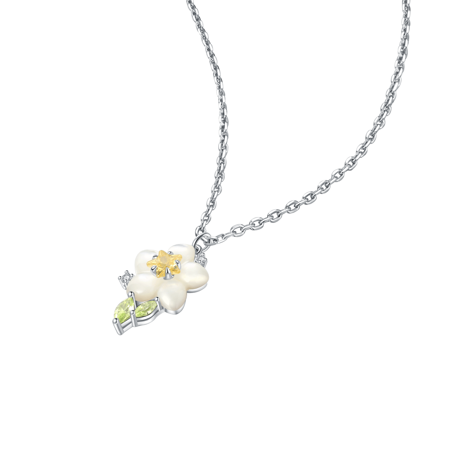 Pear Blossom Pendant Necklace