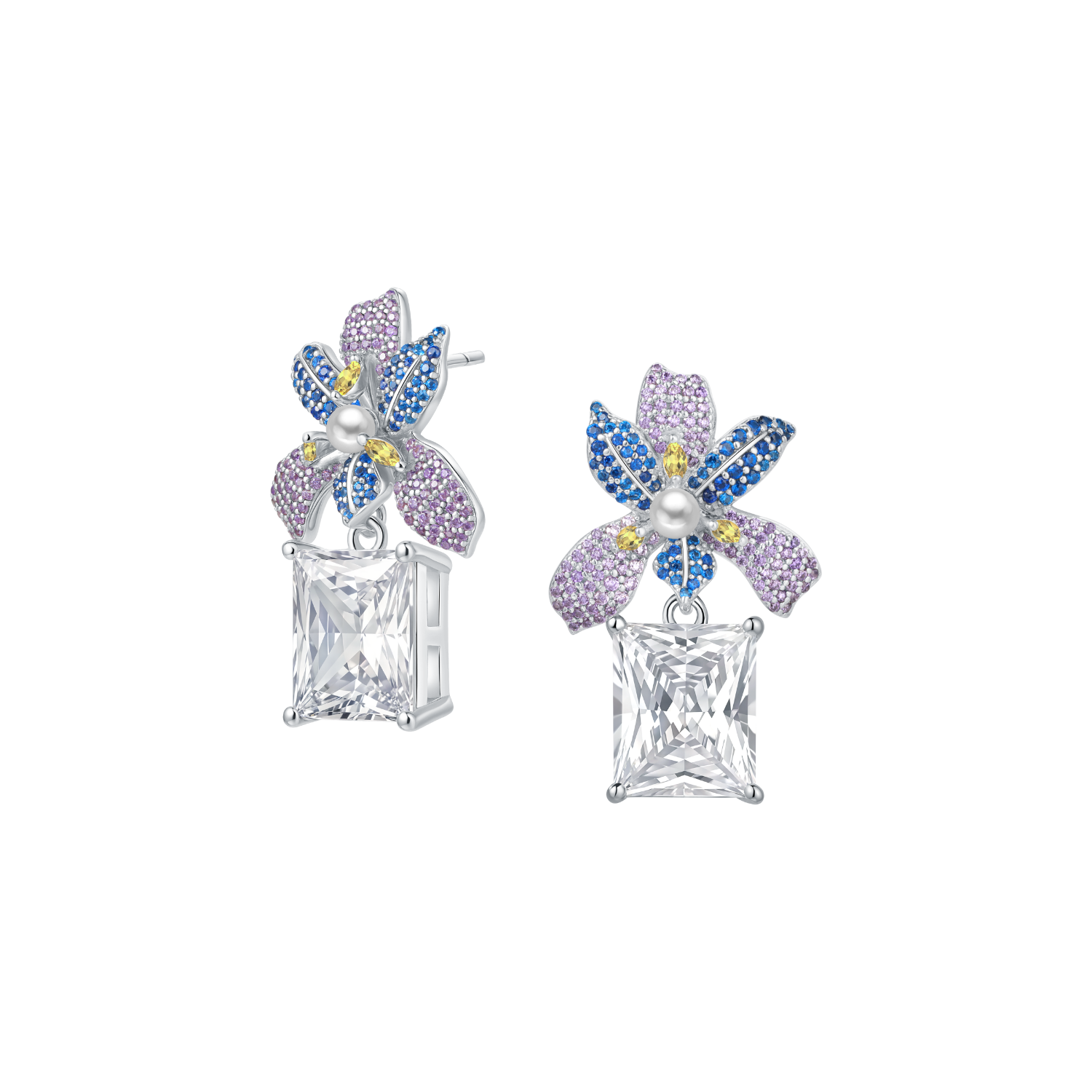 Iris Drop Earrings