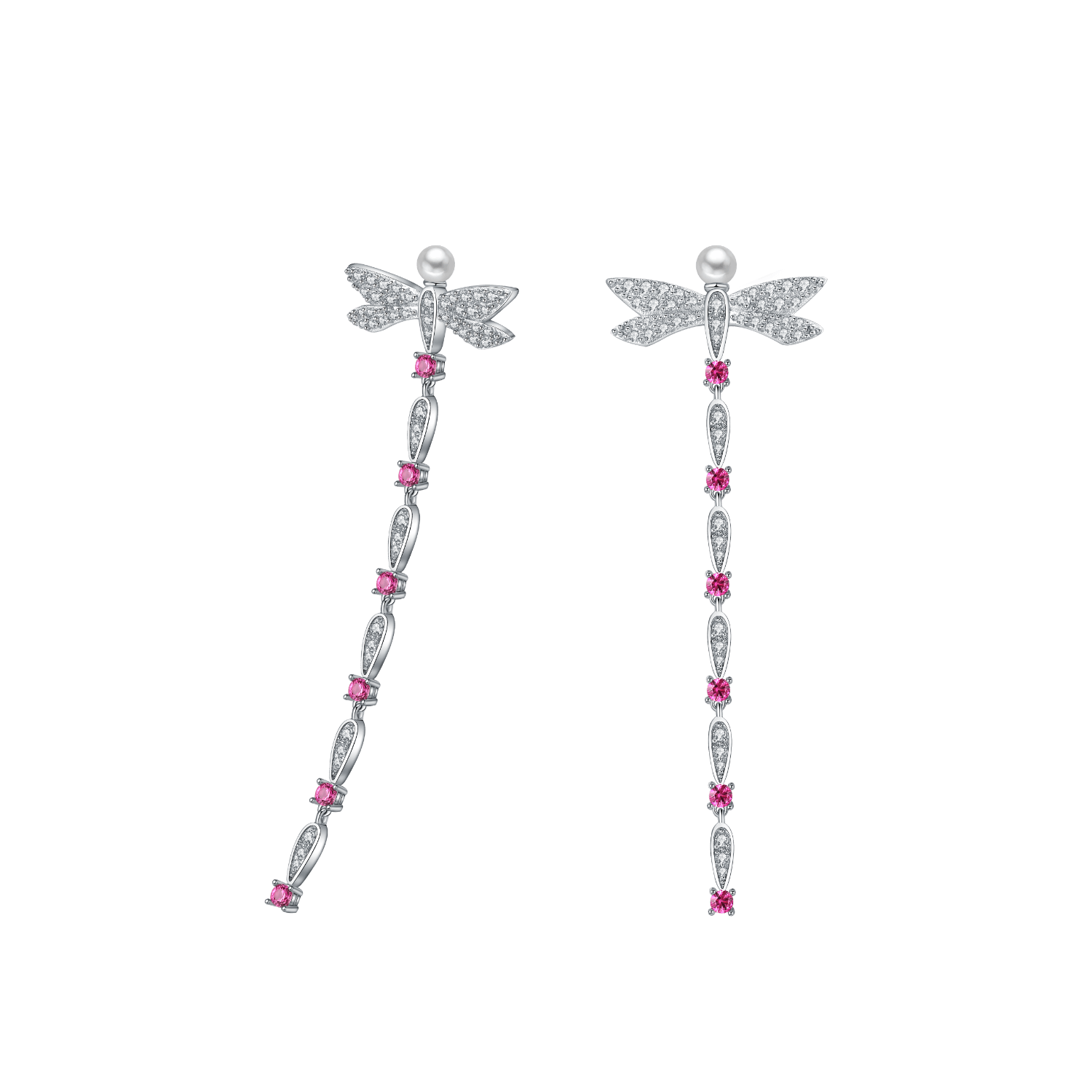 Dragonfly Drop Earrings