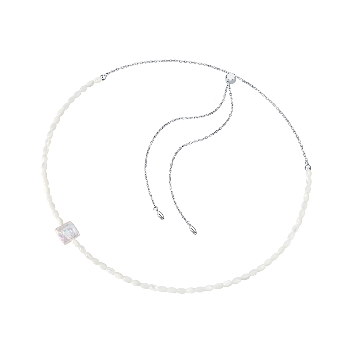 清風白露項鏈(方形)