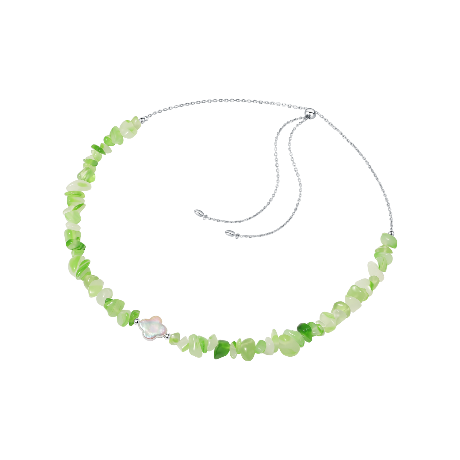 青梅煮酒項鍊(四葉珠)