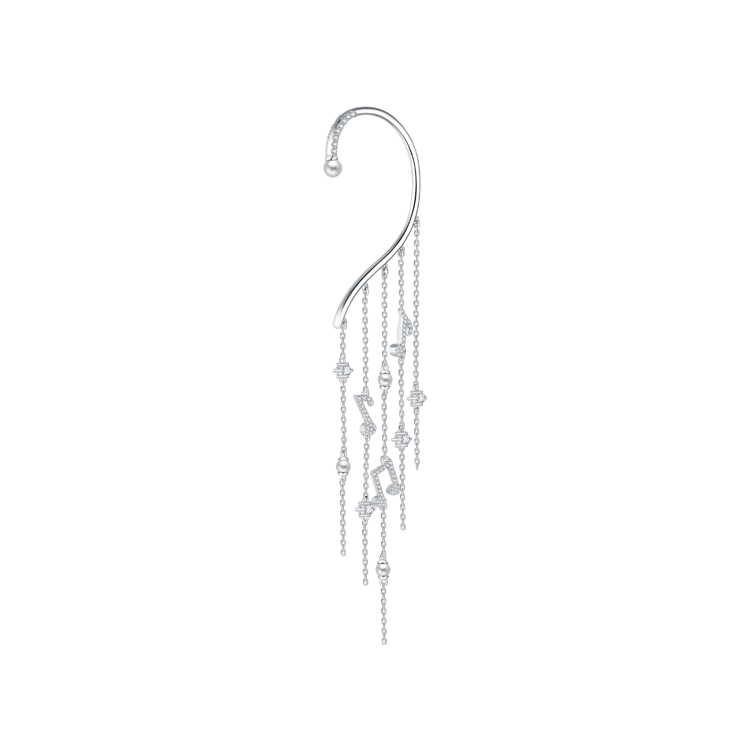 Music Note Ear Cuff