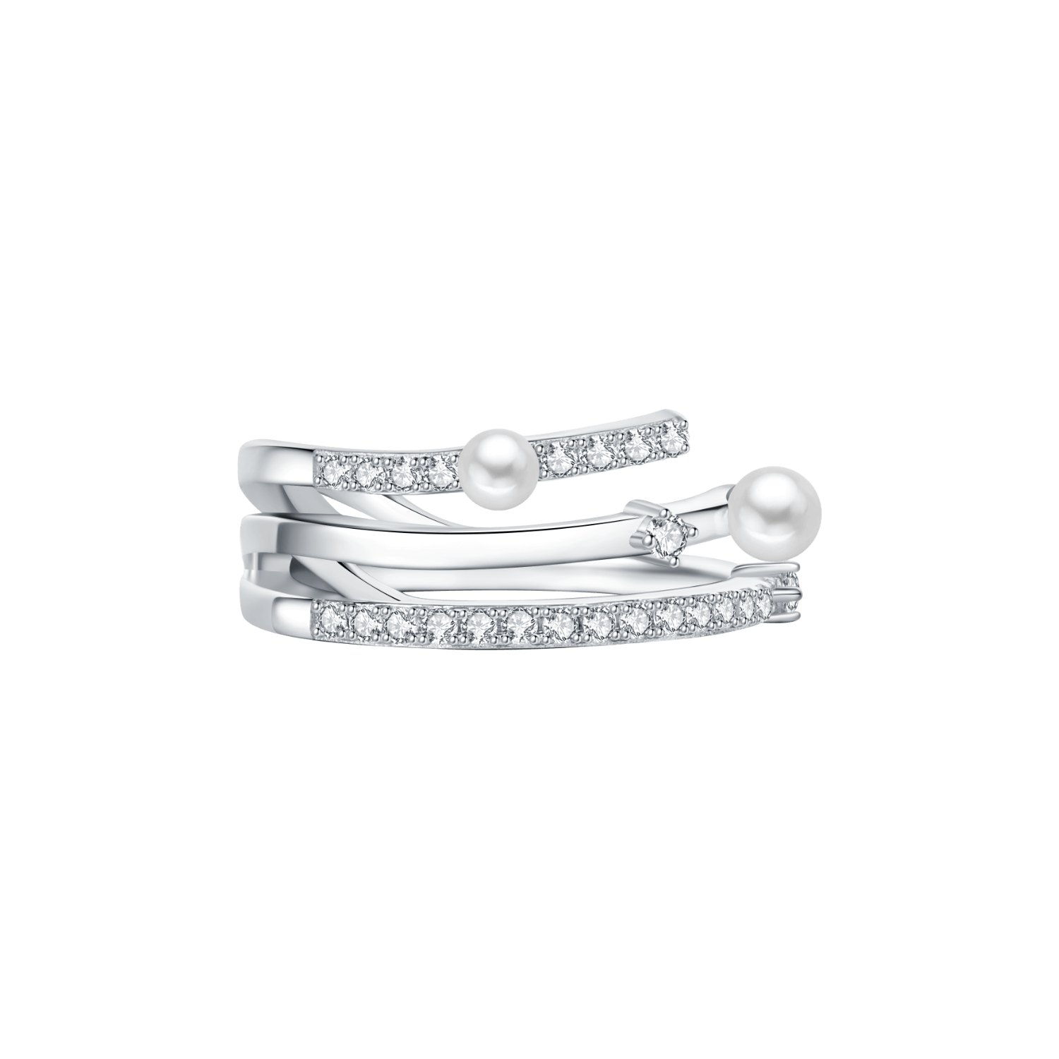 Sun Pave Ring