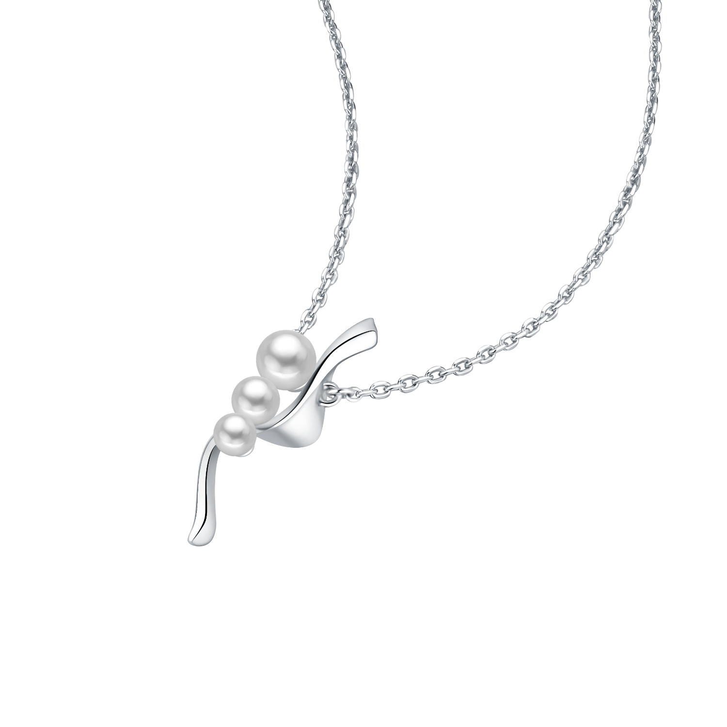 Ocean Wave Pendant Necklace