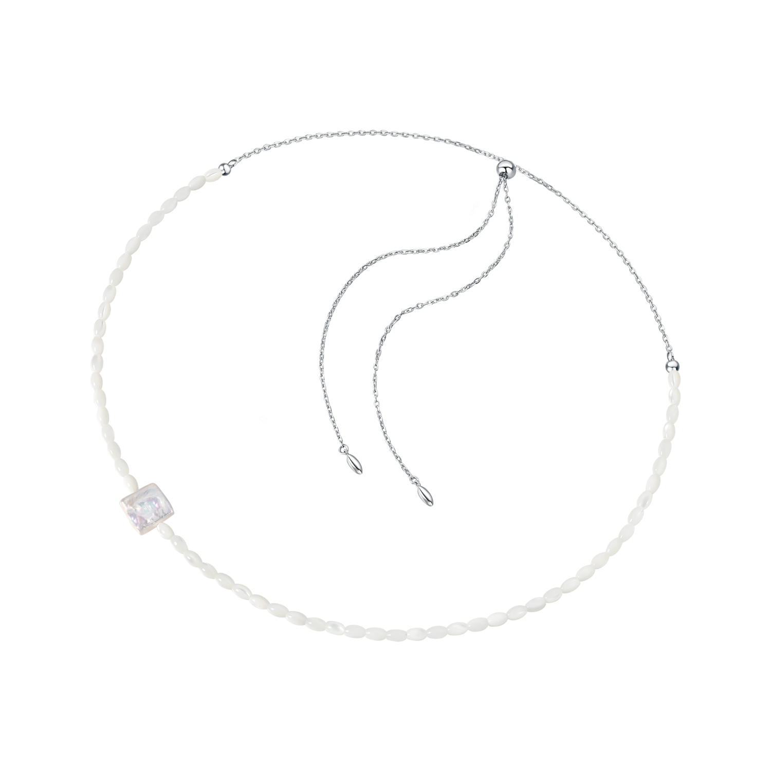 清風白露項鏈(方形)