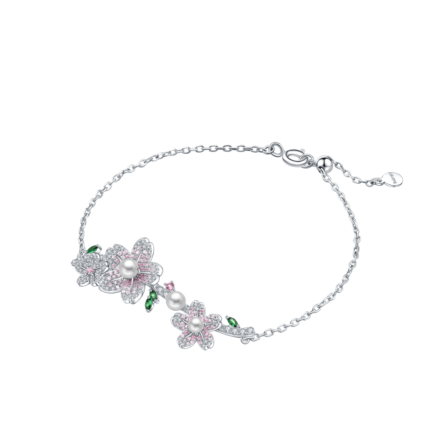 Cherry Blossom Pave Bracelet