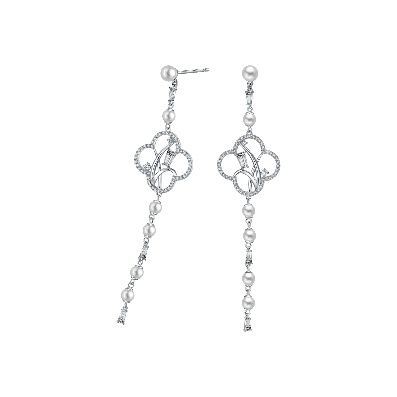 Orchid Drop Earrings